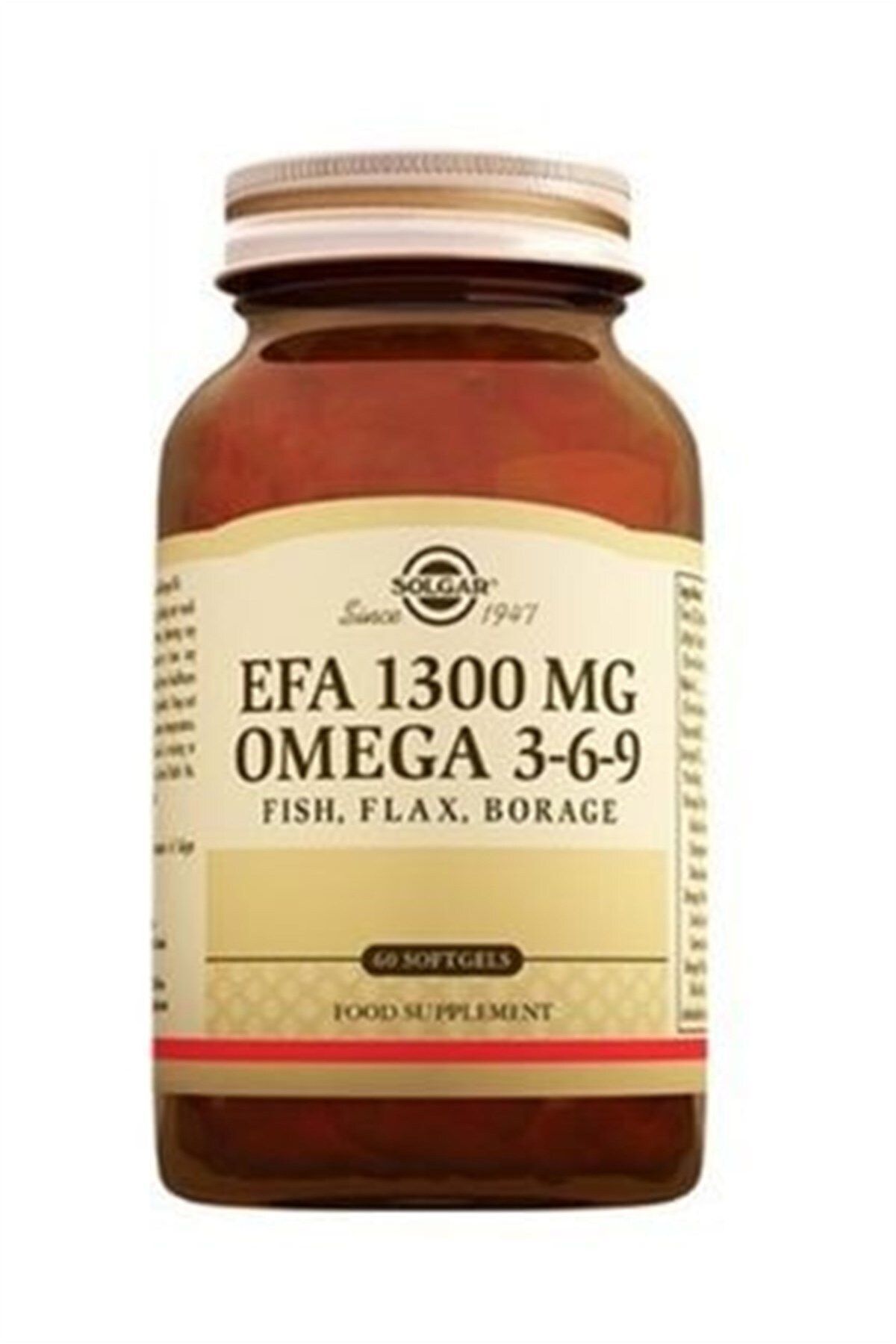 Solgar Efa 1300 Mg Omega 3-6-9 60 Softgel