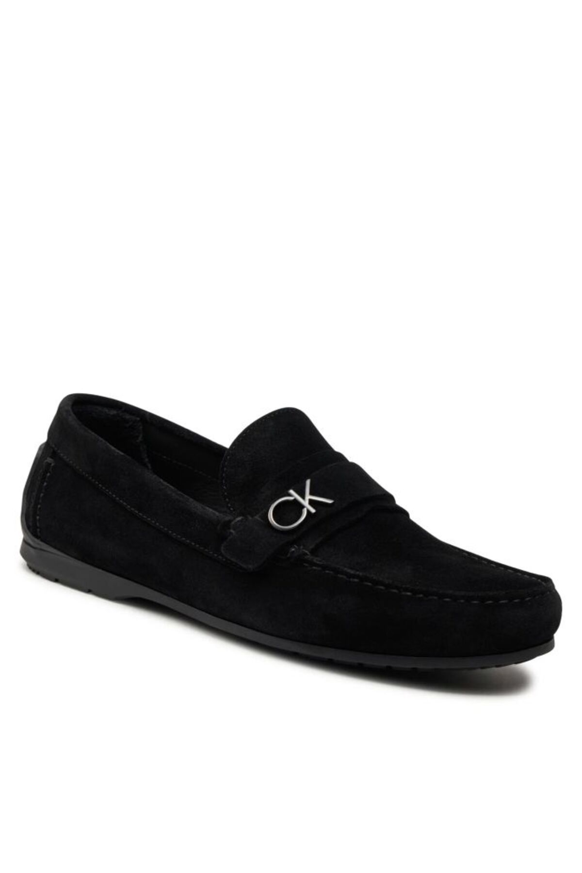 Calvin Klein Erkek Logo Detaylı Siyah Ayakkabı