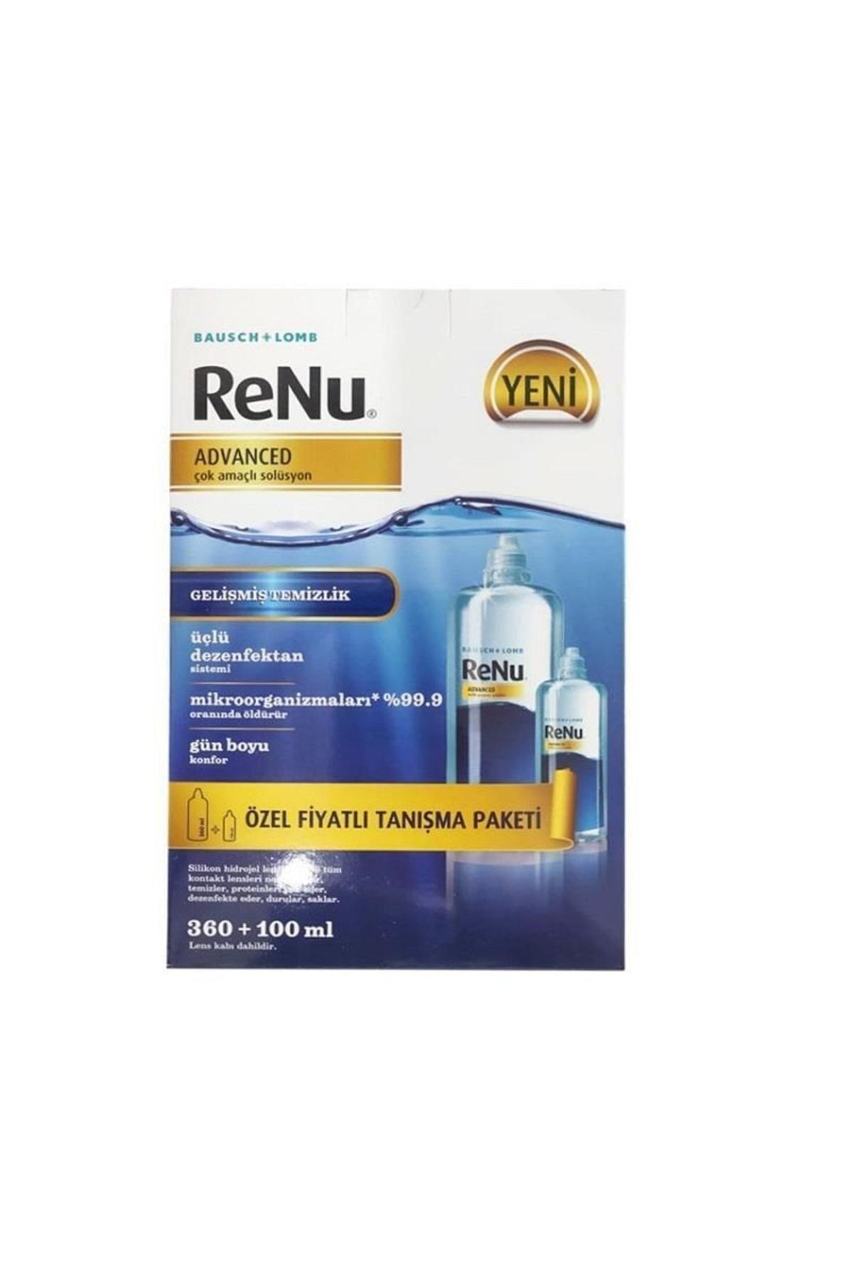 Bausch & Lomb Bausch Lomb Renu Advanced Lens Solüsyonu 360 Ml + 100 Ml Set