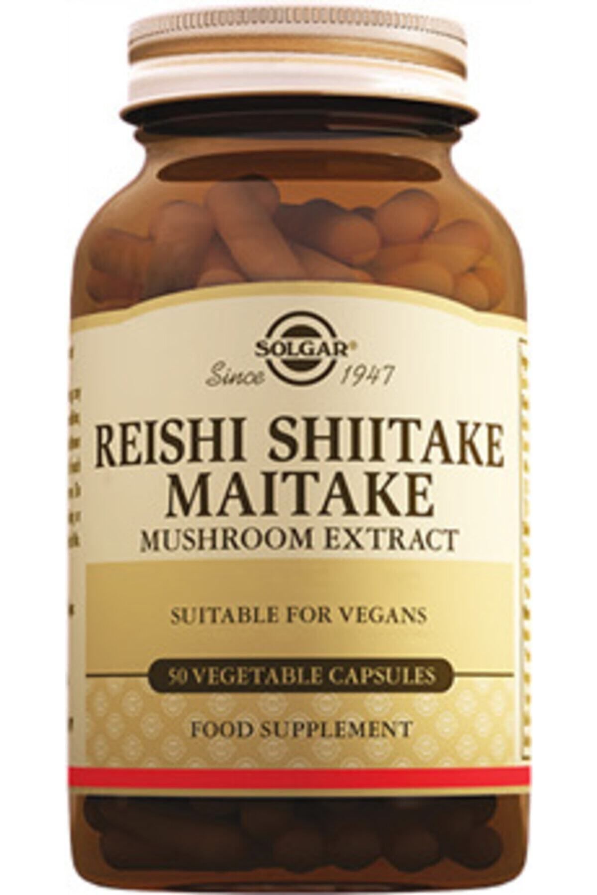 Solgar Reishi Shiitake Maitake Mushroom Extract 50 Kapsül