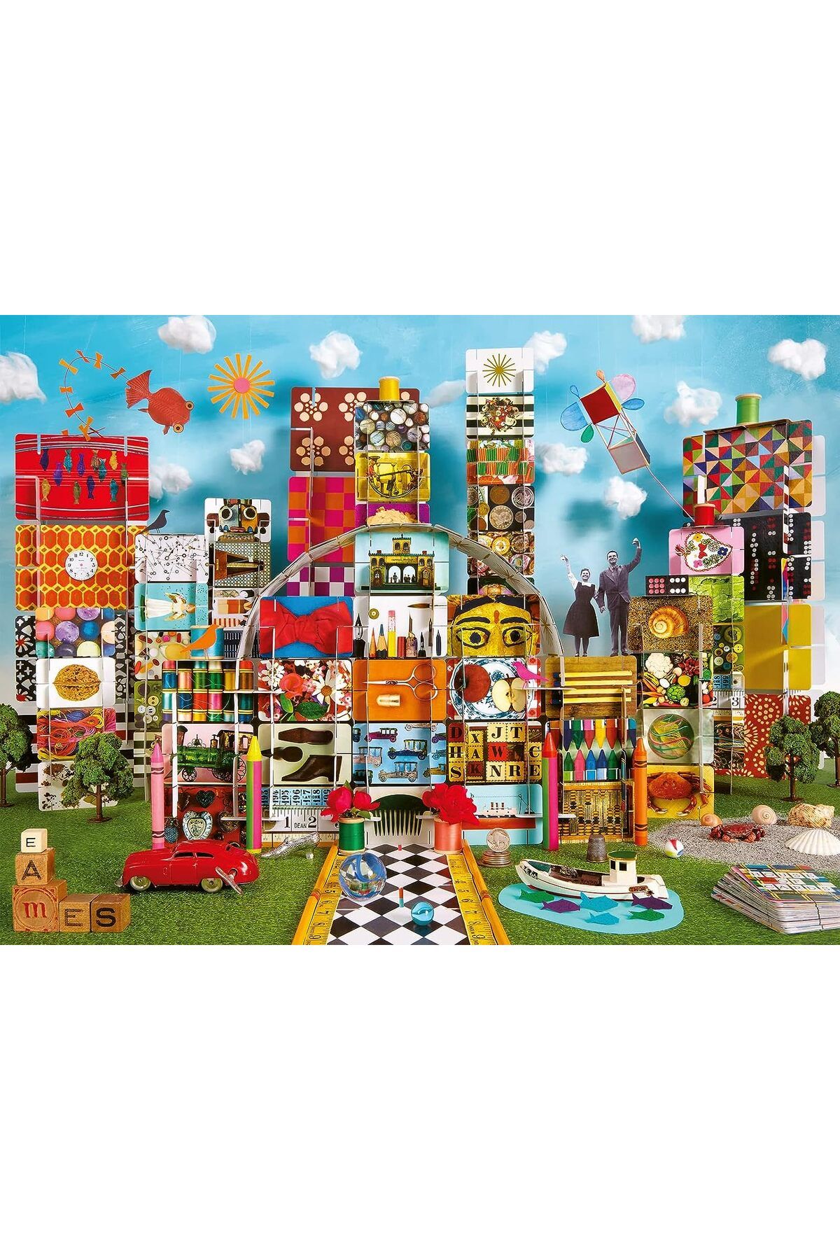RAVENSBURGER 1500 Parçalı Puzzle Eames Fantezi