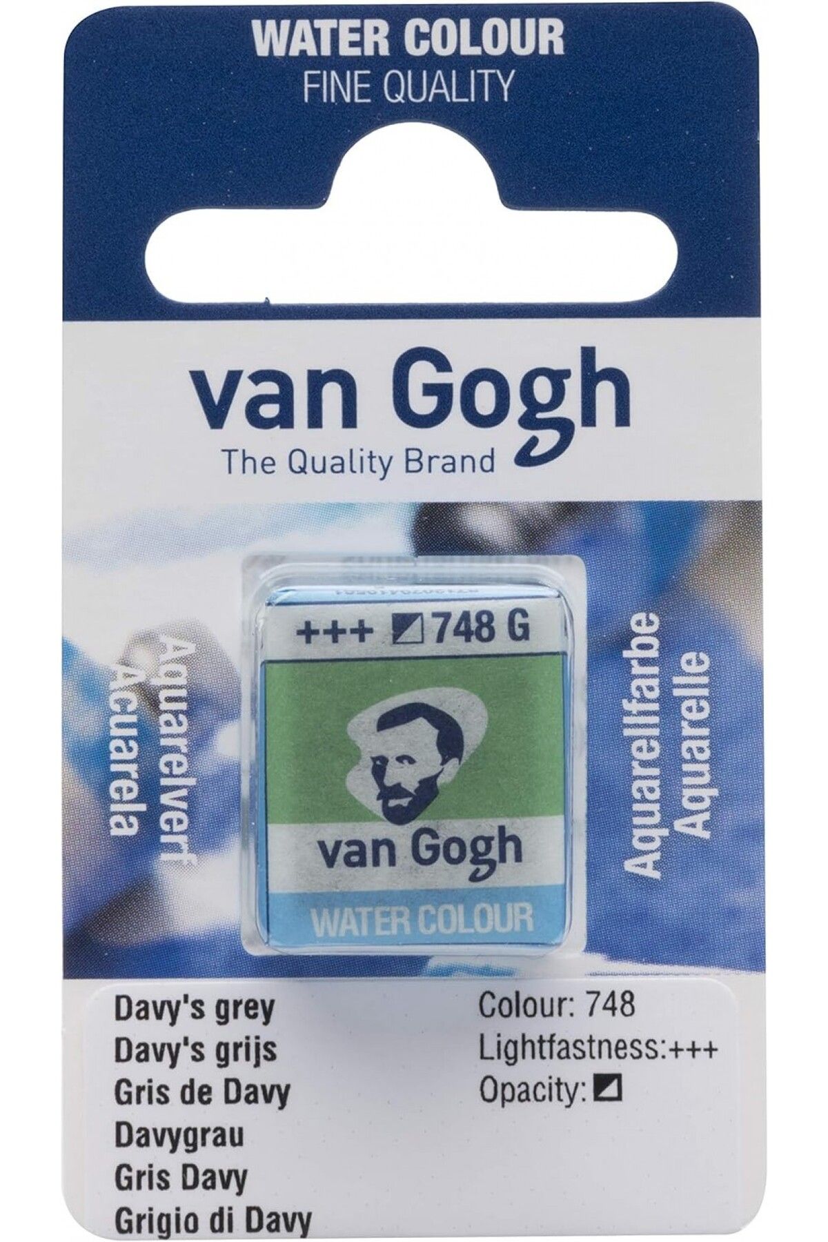 Talens Van Gogh Suluboya Tablet Davy's Grey
