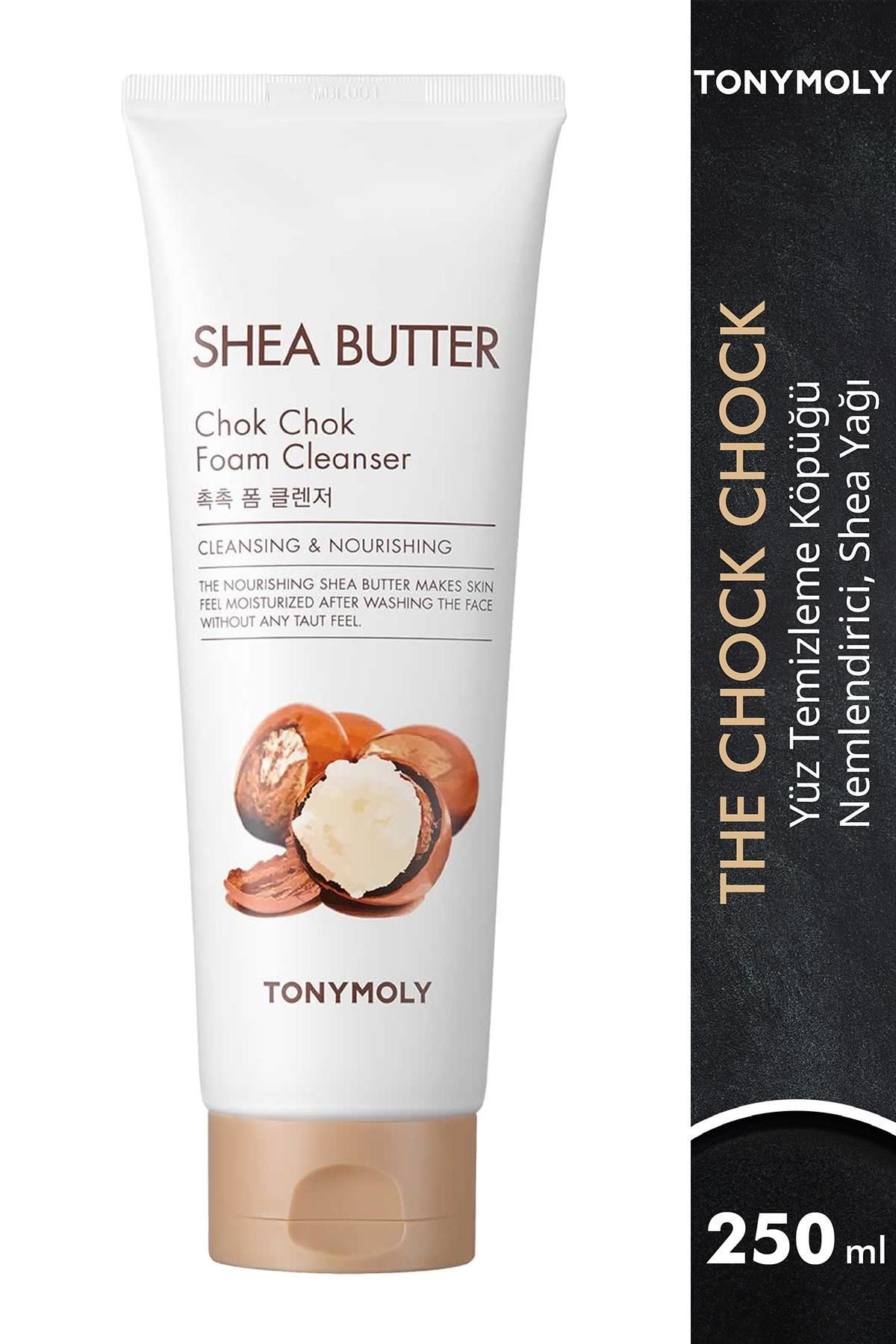 TONYMOLY Yüz Temizleme Köpüğü The Chock Chock Nemlendirici Shea Yağı Cilt Bakımı 250ml