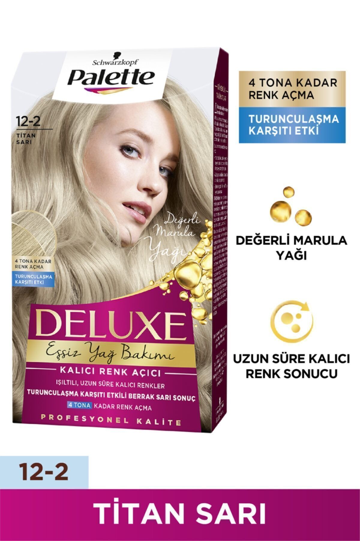 Palette DELUXE SAÇ BOYASI 12-2 TİTAN SARI