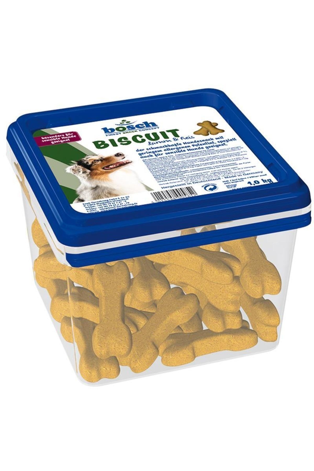 Bosch Atıştırmalık Bisküvi Kuzu Etli Pirinçli Köpek Ödülü 1 Kg