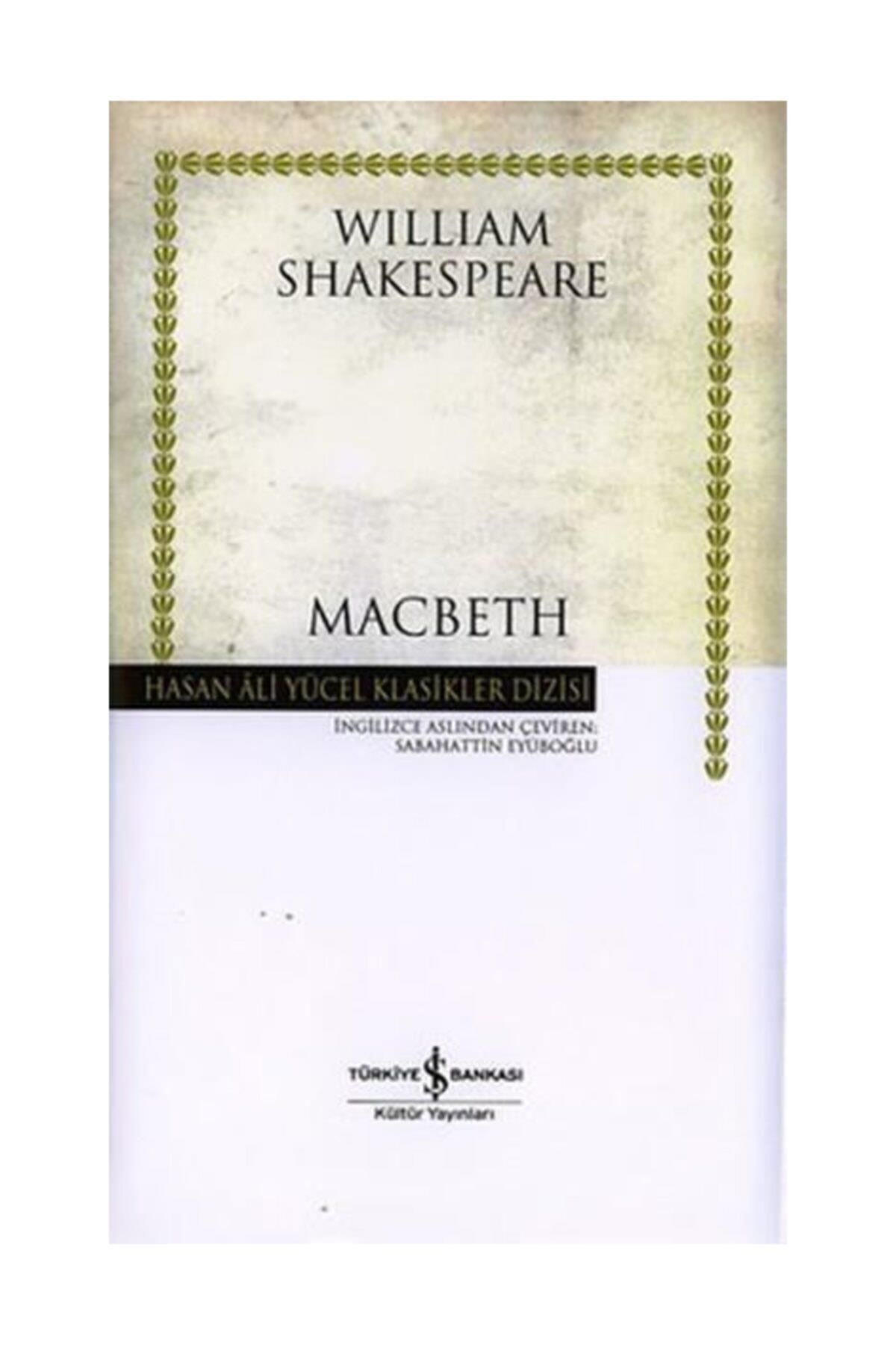 Türkiye İş Bankası Kültür Yayınları Macbeth