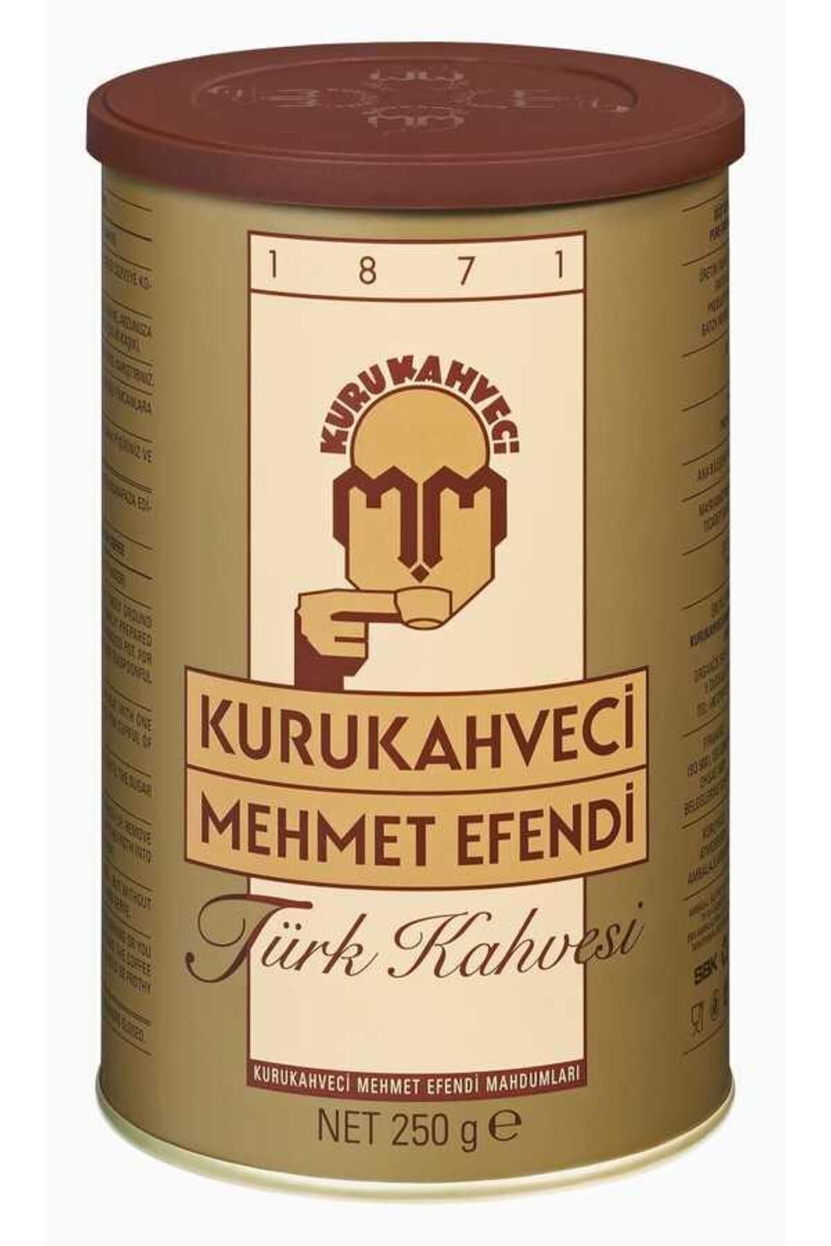 Mehmet Efendi MEHMET EFENDİ TÜRK KAHVESİ TENEKE 250 GR.