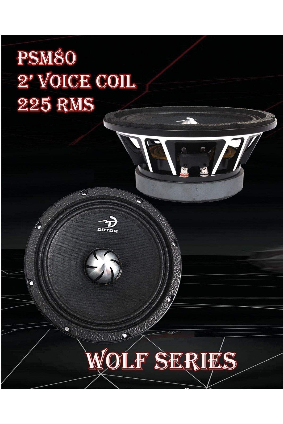 Dator Psm80 Wolf Series 20 Cm 225 Rms 1000w