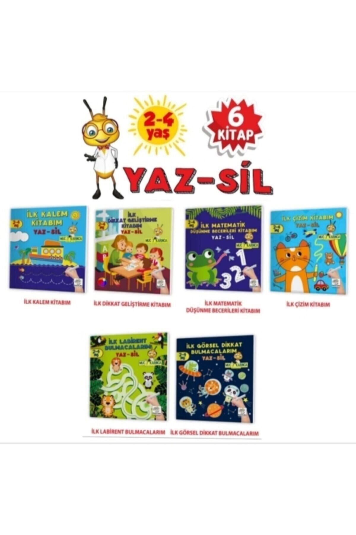 Yükselen Zeka Yayınları 2-4 Yaş Evde Etkinlik Seti – Mucit Karınca Serisi Yaz-sil & Kitap