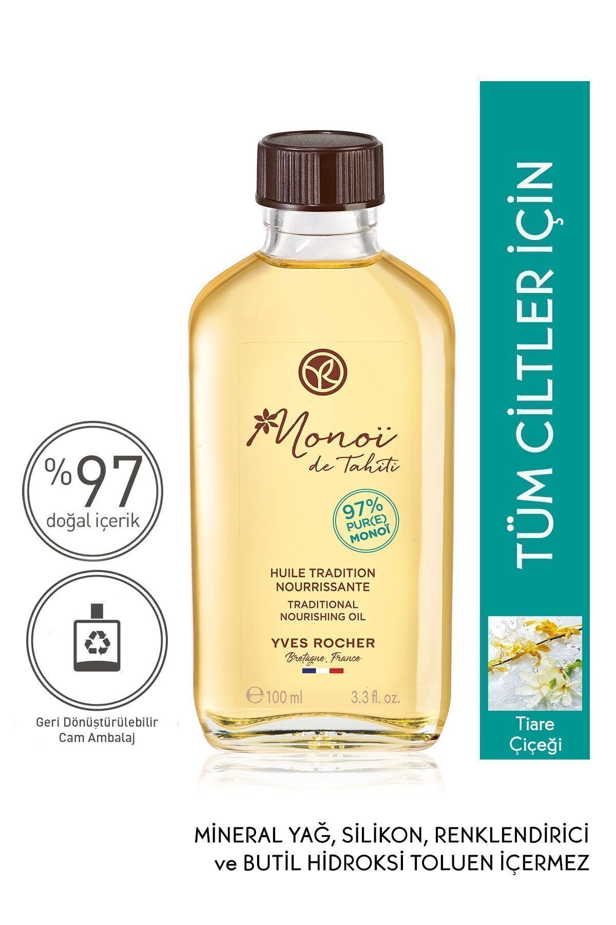 Yves Rocher Monoi Saç Ve Vücut Yağı - 100 ml