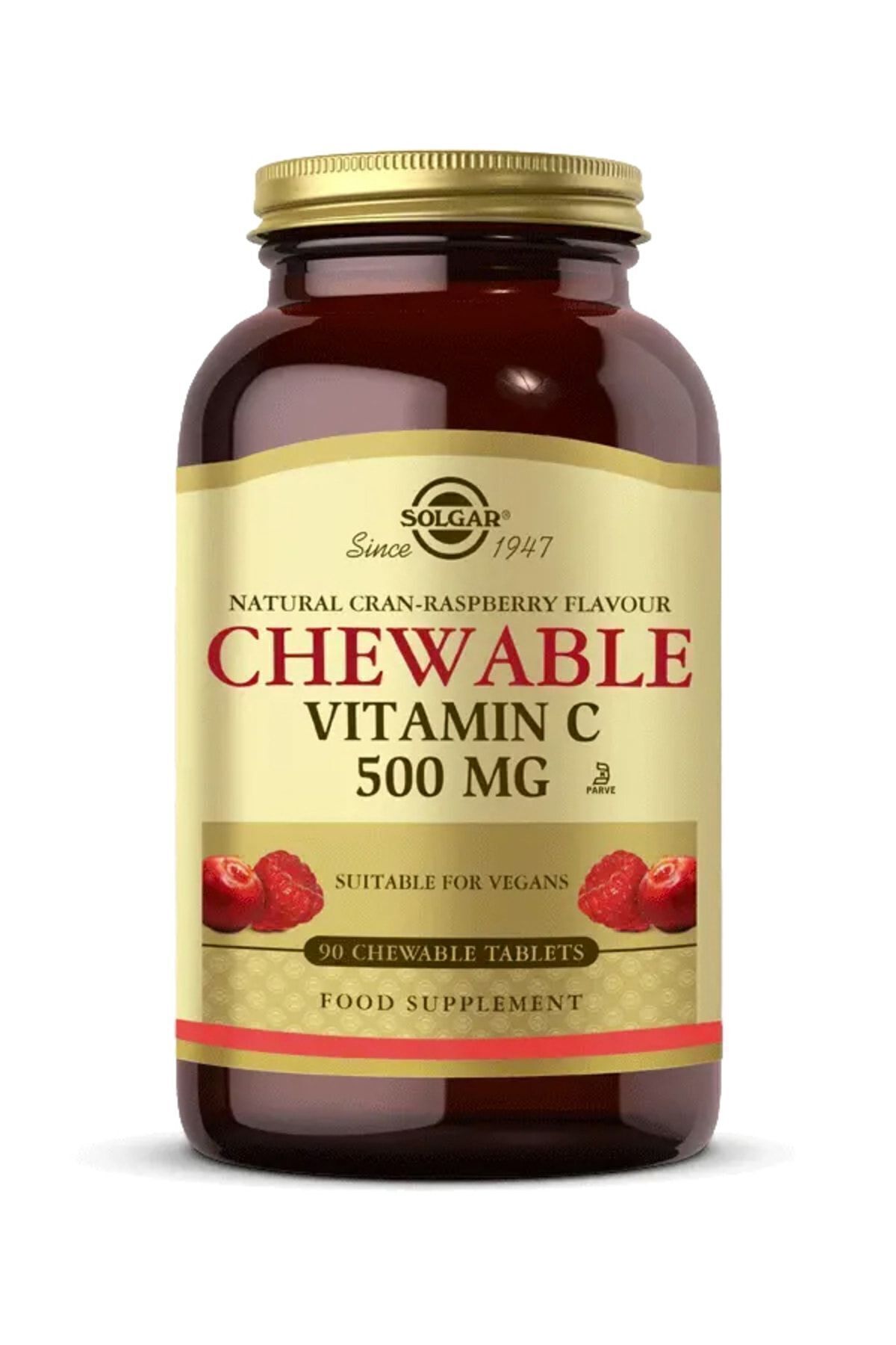 Solgar Chewable Vitamin C 500 mg 90 Çiğneme Tableti