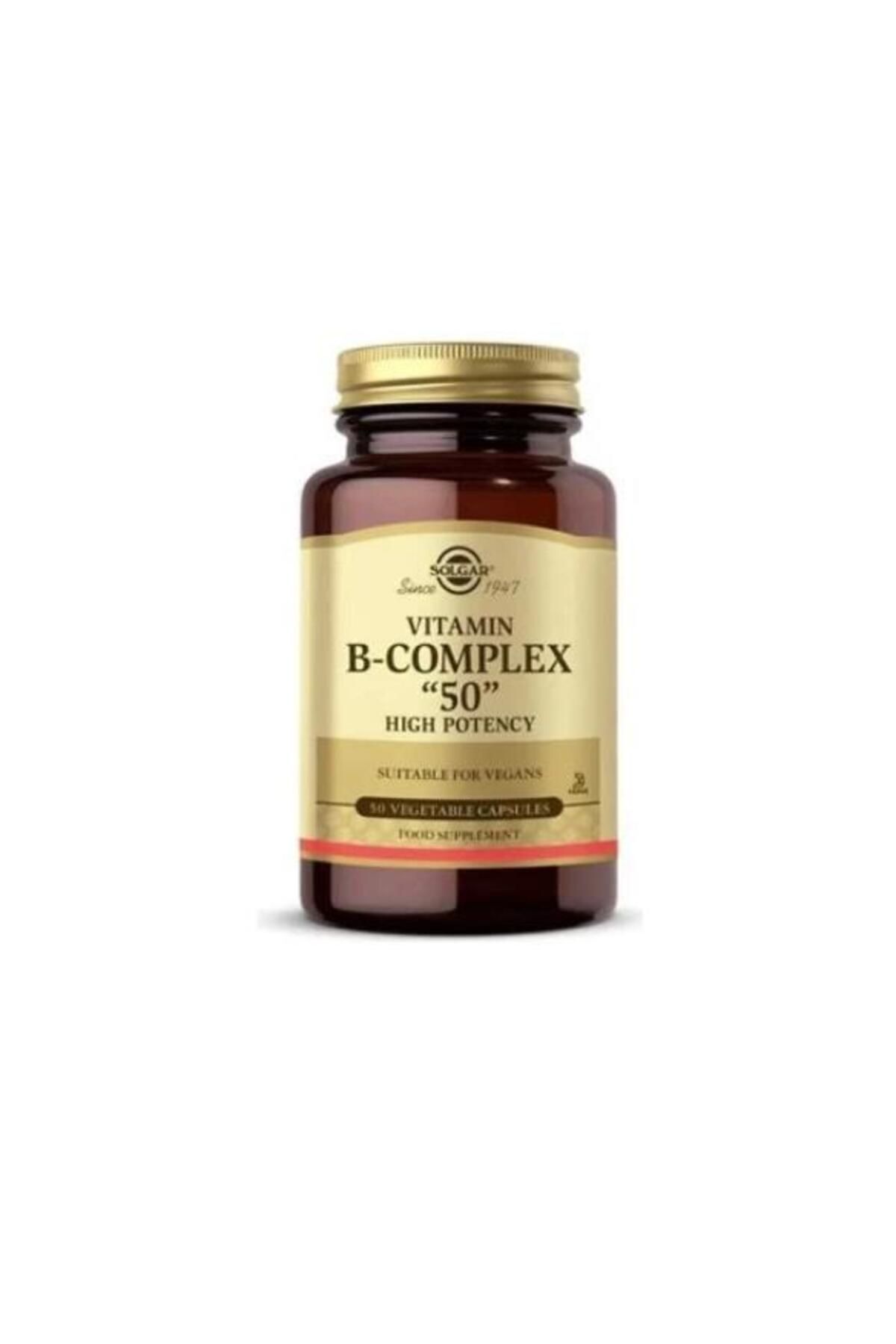 Solgar Vitamin B Complex 50 Mg 50 Kapsül