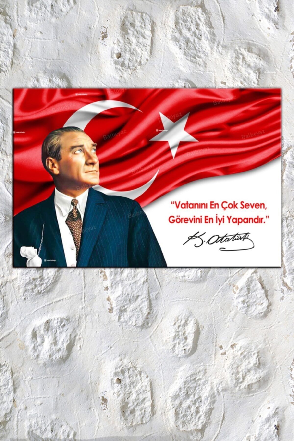 balbeyaz Atatürk Tablosu, Panosu, Kanvas Tablo