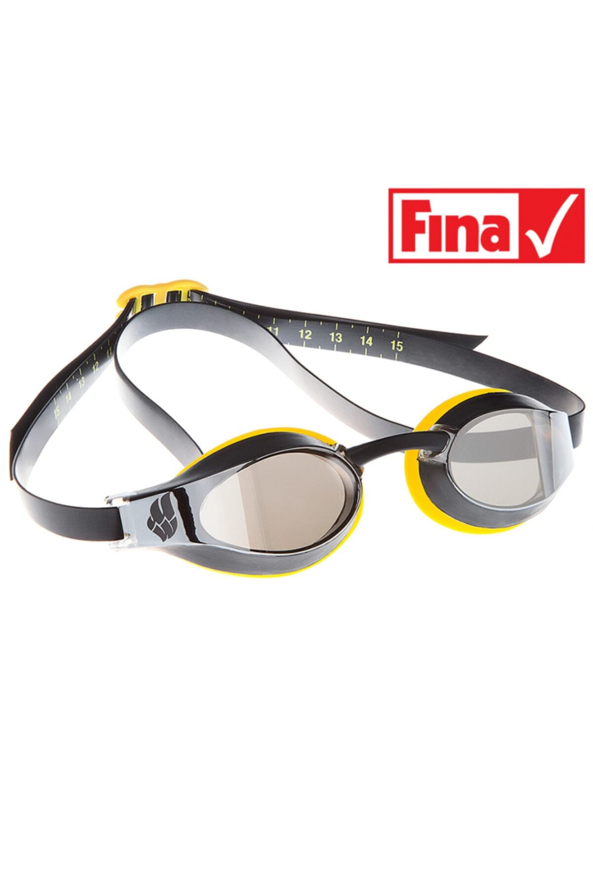 Mad Wave Racing Goggles X-look Mirror Yellow One S