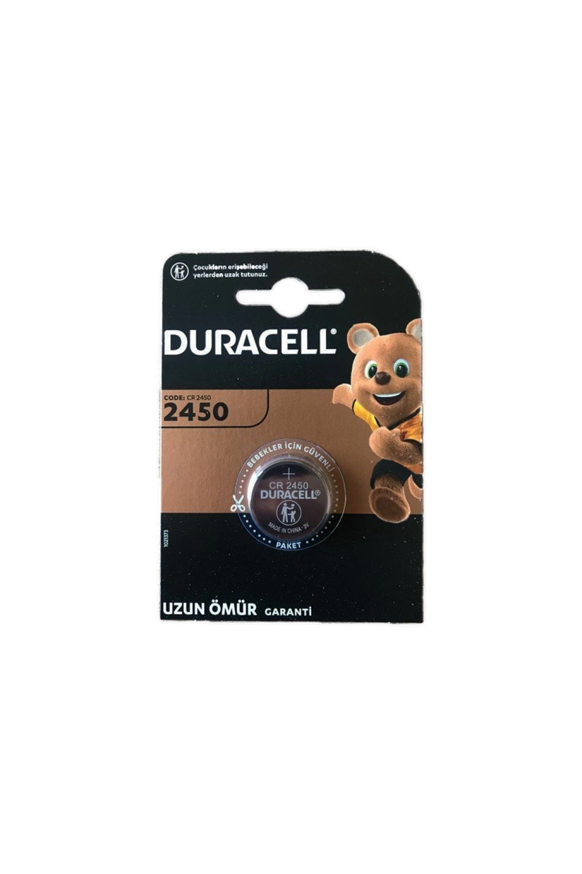 Duracell Cr 2450 Lithium 3v Pil