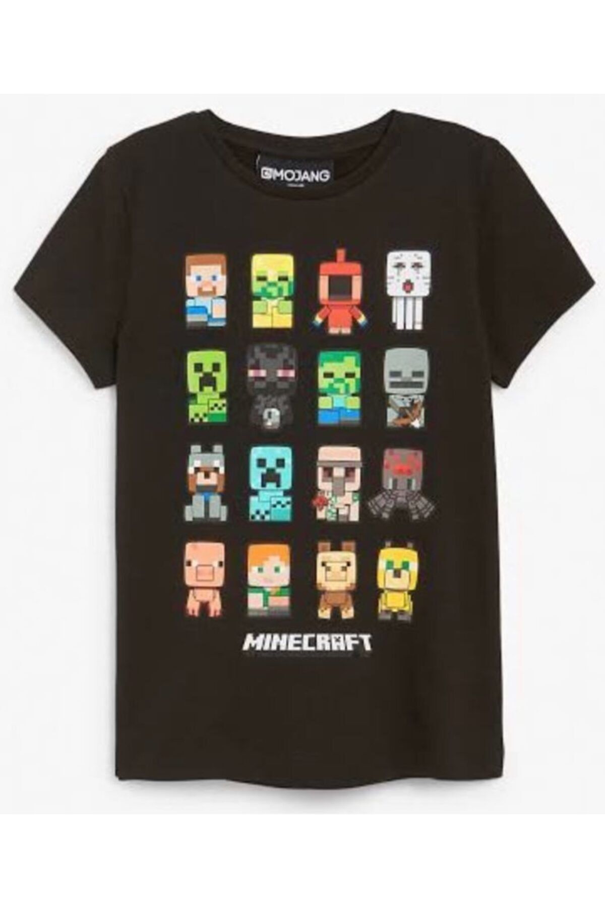 Minecraft Neon Kids Erkek Çocuk Minecraft Tshirt