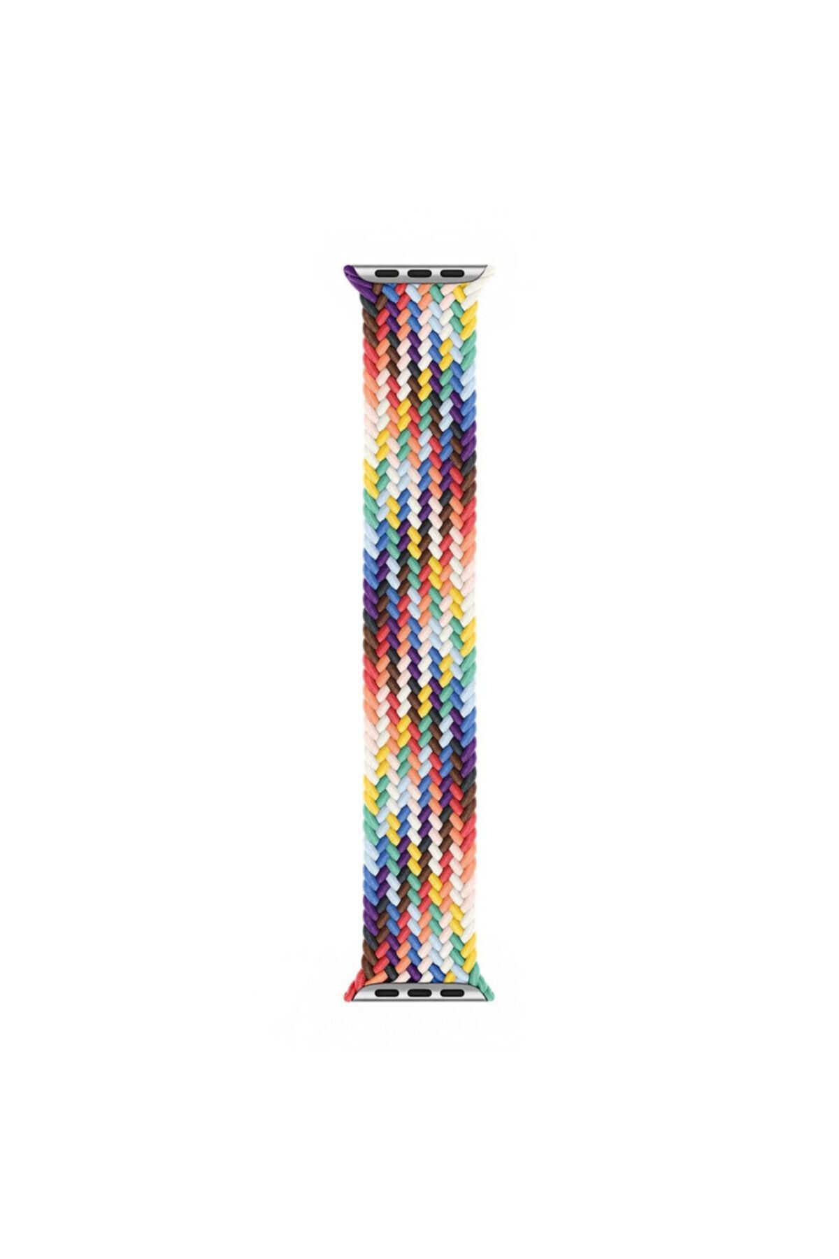 Microsonic Apple Watch Se 40mm Kordon, (small Size, 127mm) Braided Solo Loop Band Pride Edition