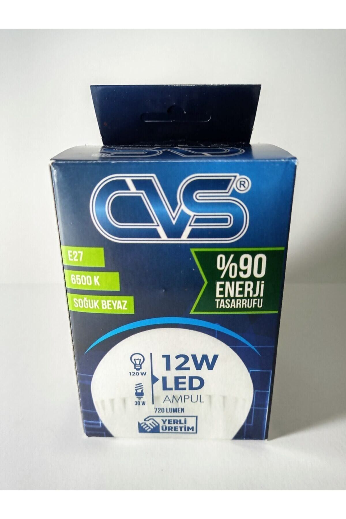 CVS 12 Watt Led Ampul A %90 Enerji Tasarrufu 720 Lümen E27 Duy 10 Adet