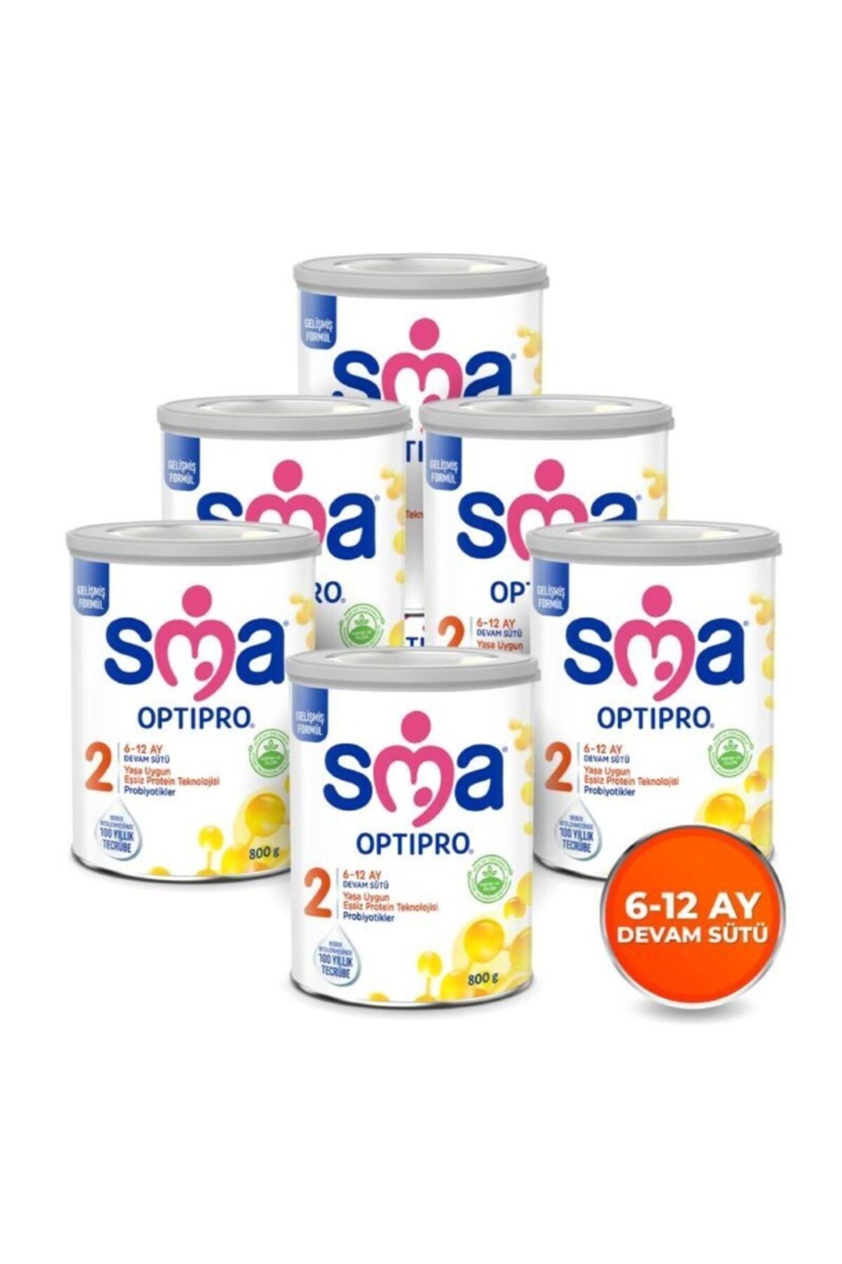 Nestle Sma Optıpro 2 800 gr 6-12 Ay Devam Sütü (6'LI)