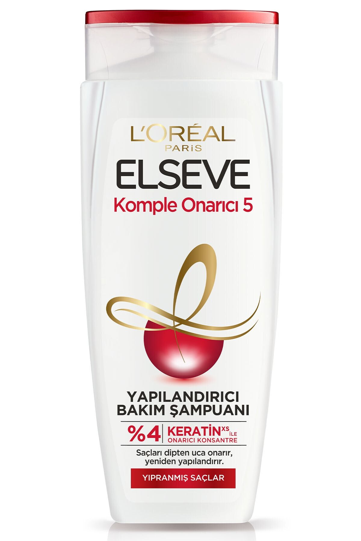 Komple Onarıcı 5 Yıpranmış Saçlar Için Keratinxs Içeren Yapılandırıcı Bakım Şampuanı 360 ml_1