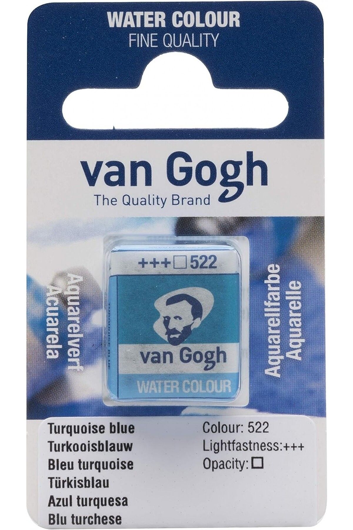 Talens Van Gogh Suluboya Tablet Turquoise Blue