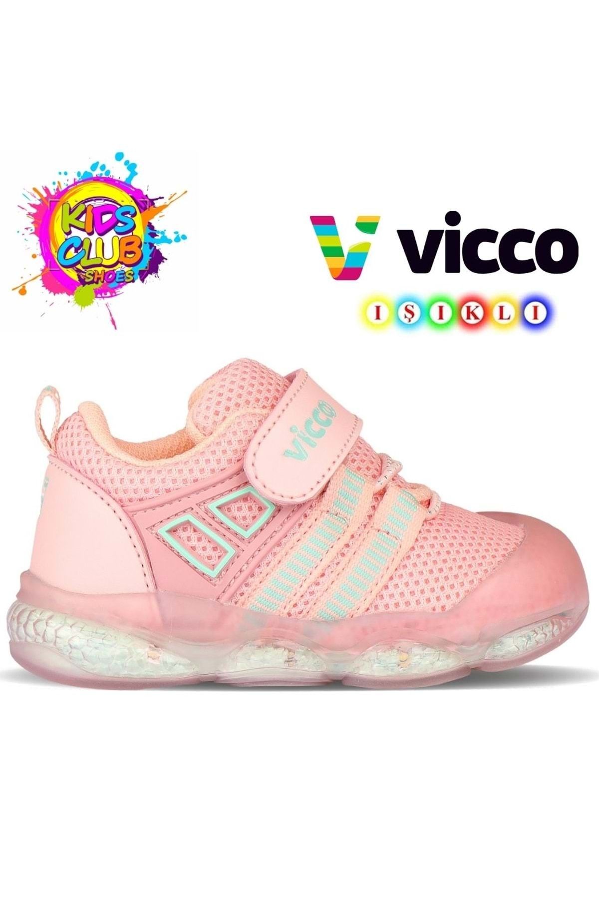 Kids Club Shoes Vicco Orante İlk Adım Bebek Ortopedik Çocuk Spor Ayakkabı PUDRA