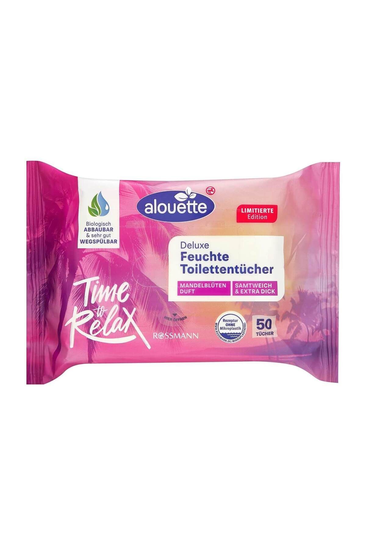 alouette Islak Tuvalet Kağıdı Time To Relax 50'li