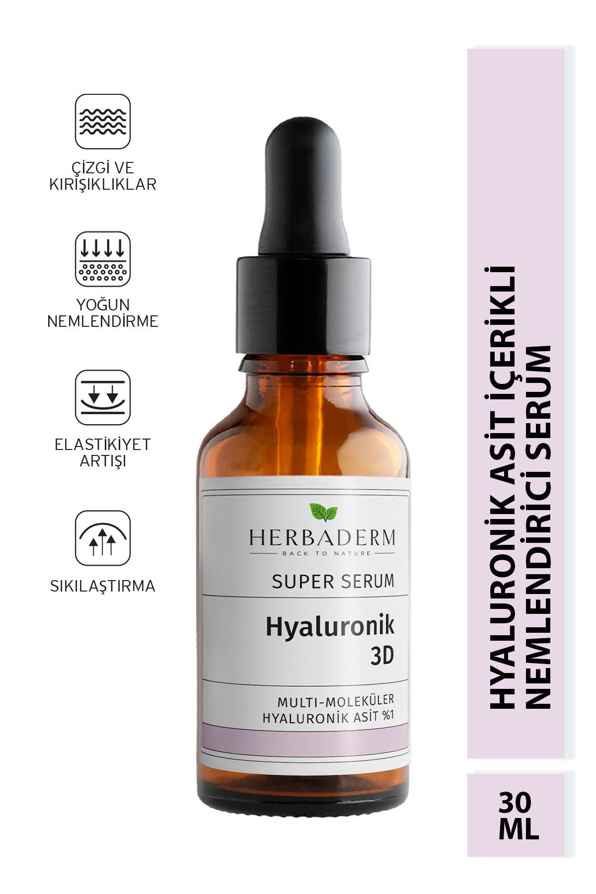 Herbaderm Yoğun Nemlendirici Hyaluronik 3d Super Serum