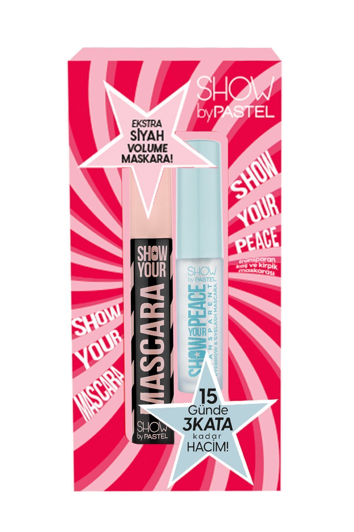 Show by Pastel Show Your Mascara & Show Your Peace - Kaş Ve Kirpik Maskarası