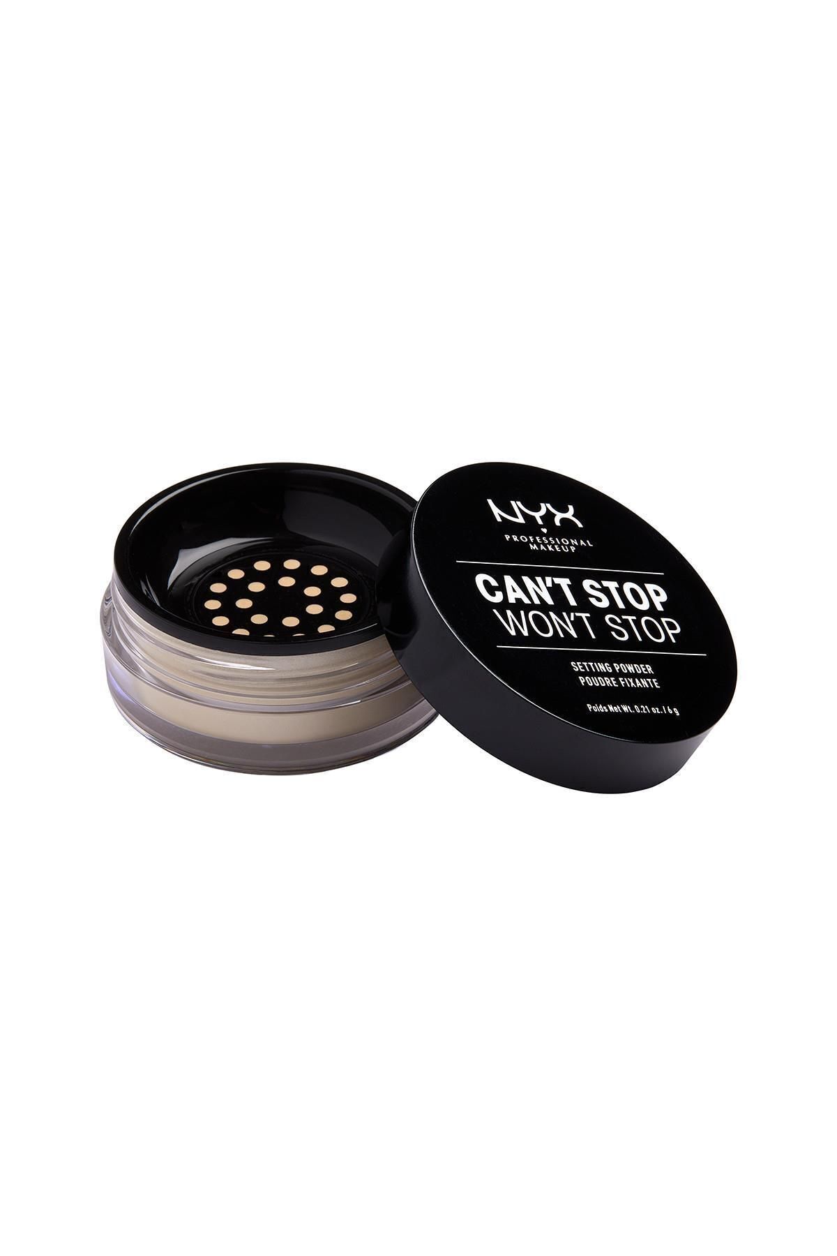 NYX Professional Makeup Sabitleyici Pudra - Can't Stop Won't Stop Setting Powder Light Medium 800897183707
