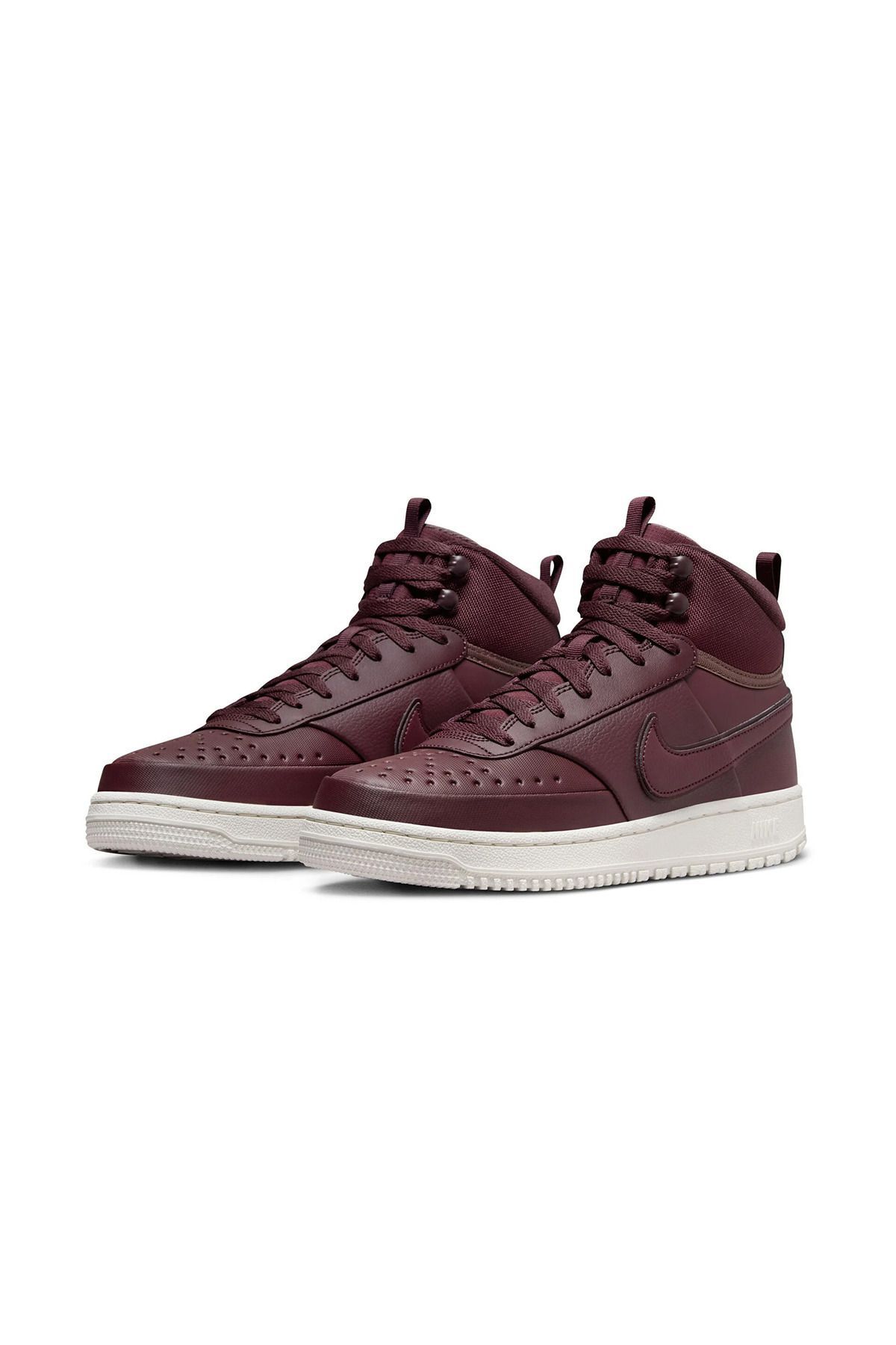 Nike Court Vision Mid Wntr Erkek Bordo Sneaker