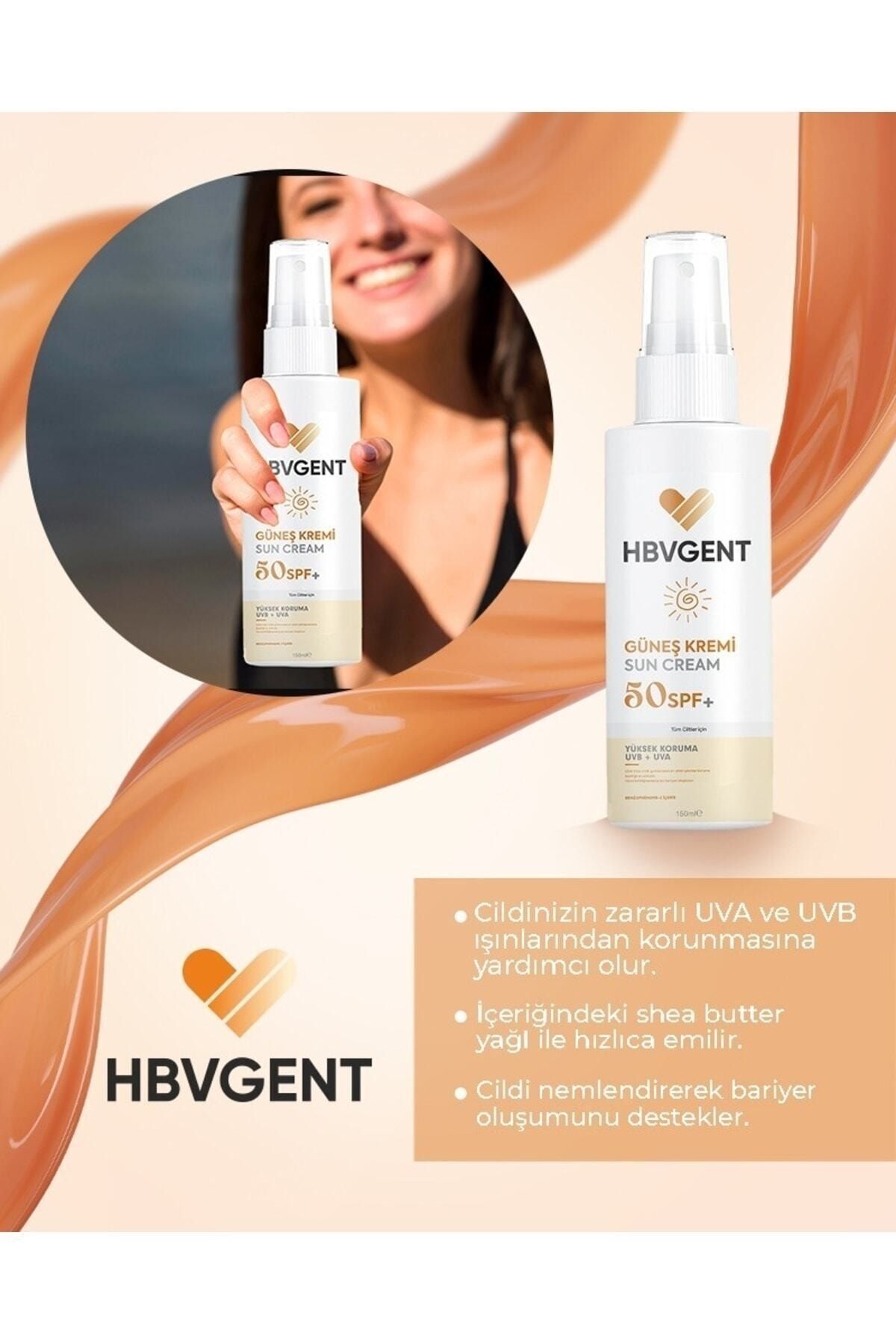 Hpvgent () Hbvgent Güneş Kremi 50 Spf+ Yüksek Koruma Uvb+uva