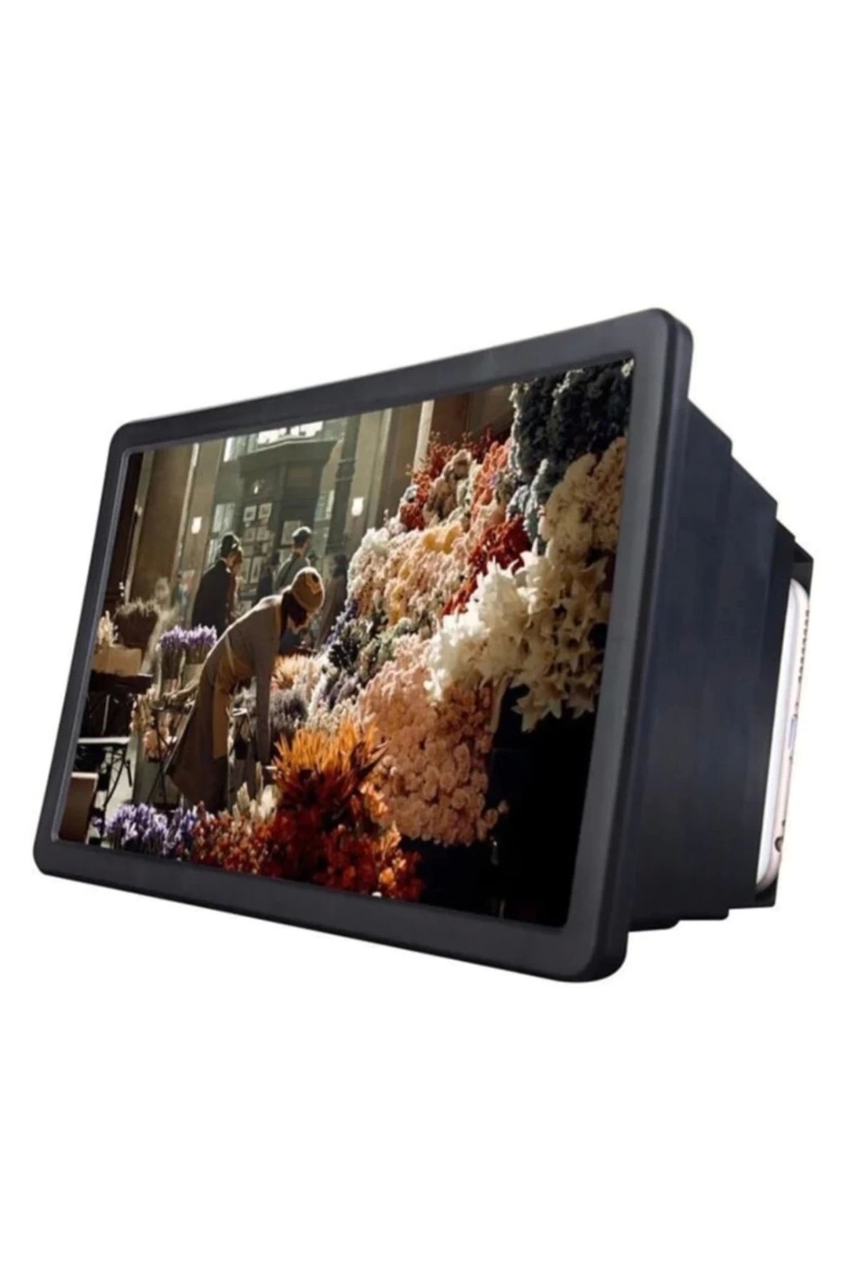 Genel Markalar Cep Telefonu 3d Ekran Büyüteci Tv Görünümlü Mercekli Stand F2 ( )