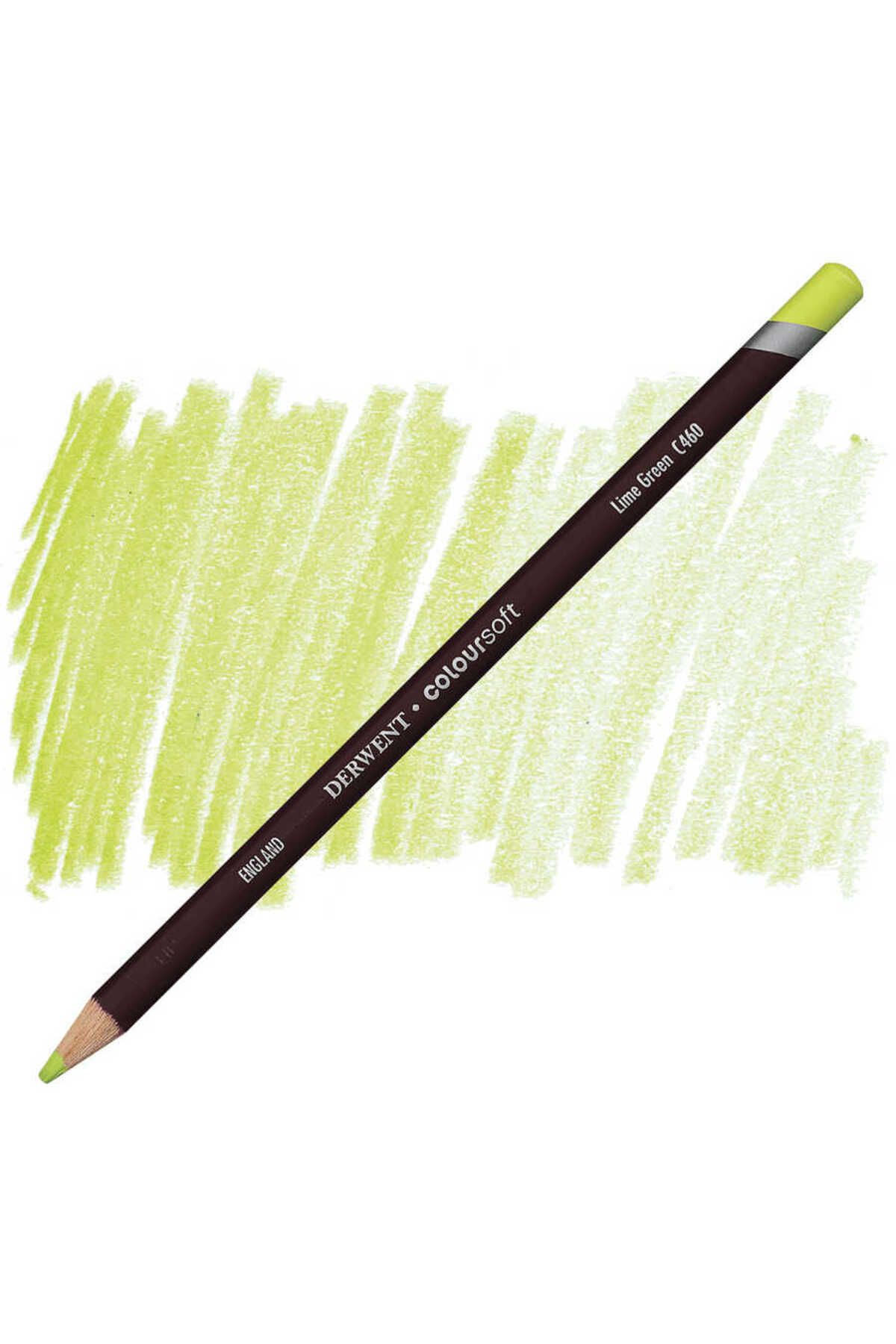 Derwent Coloursoft Yumuşak Kuru Boya Kalemi - C460 Lime Green