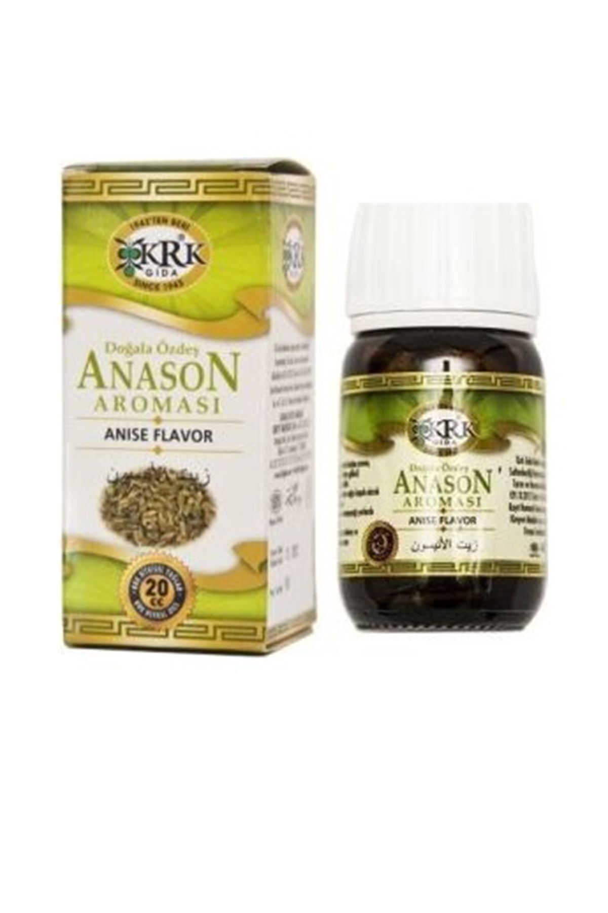 KRK Anason Aroması 20 Cc Cam Şişelerde Anoson Aroma