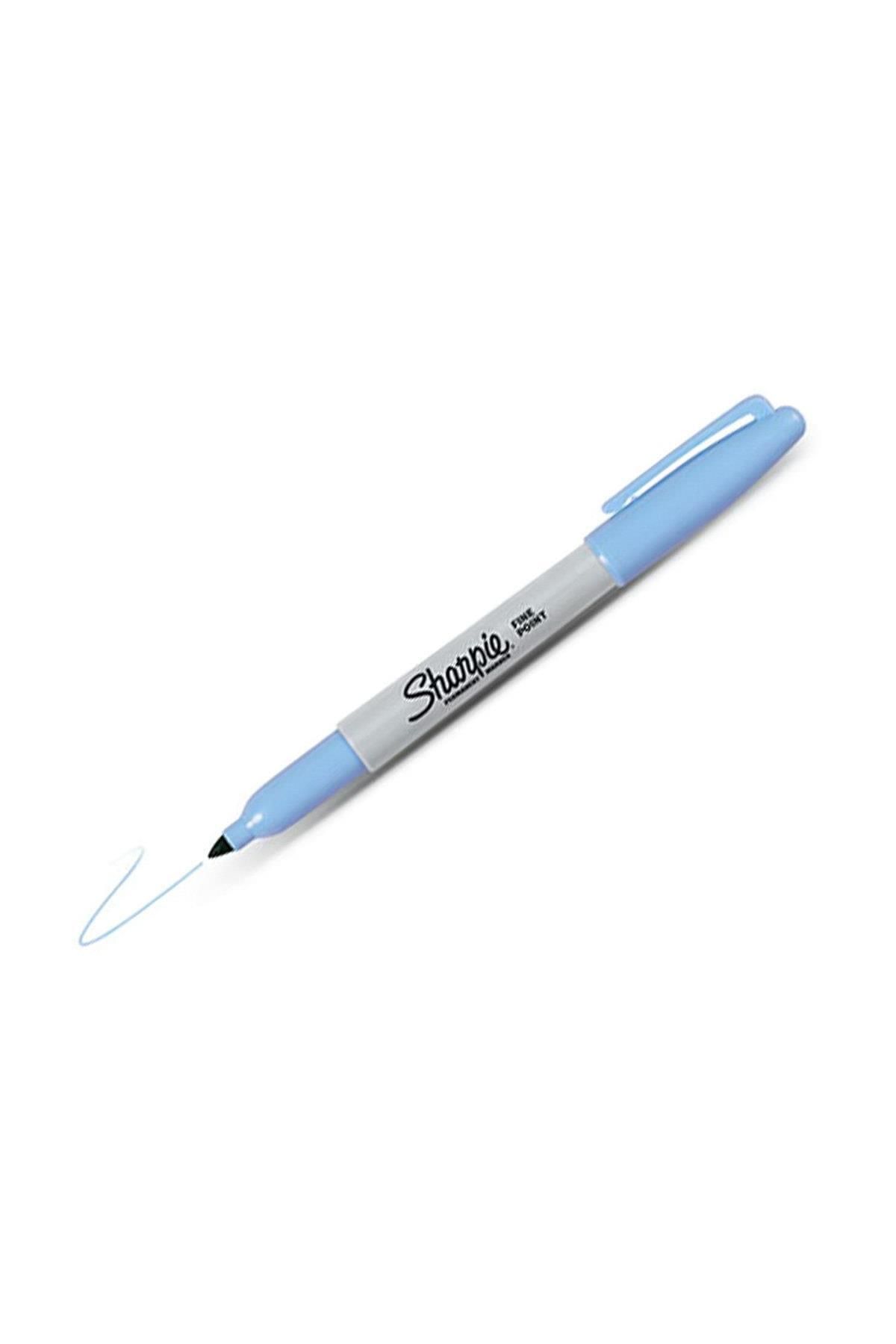 Sharpie Sharpıe Açık Mavi Fıne Permanent Markör Kalem