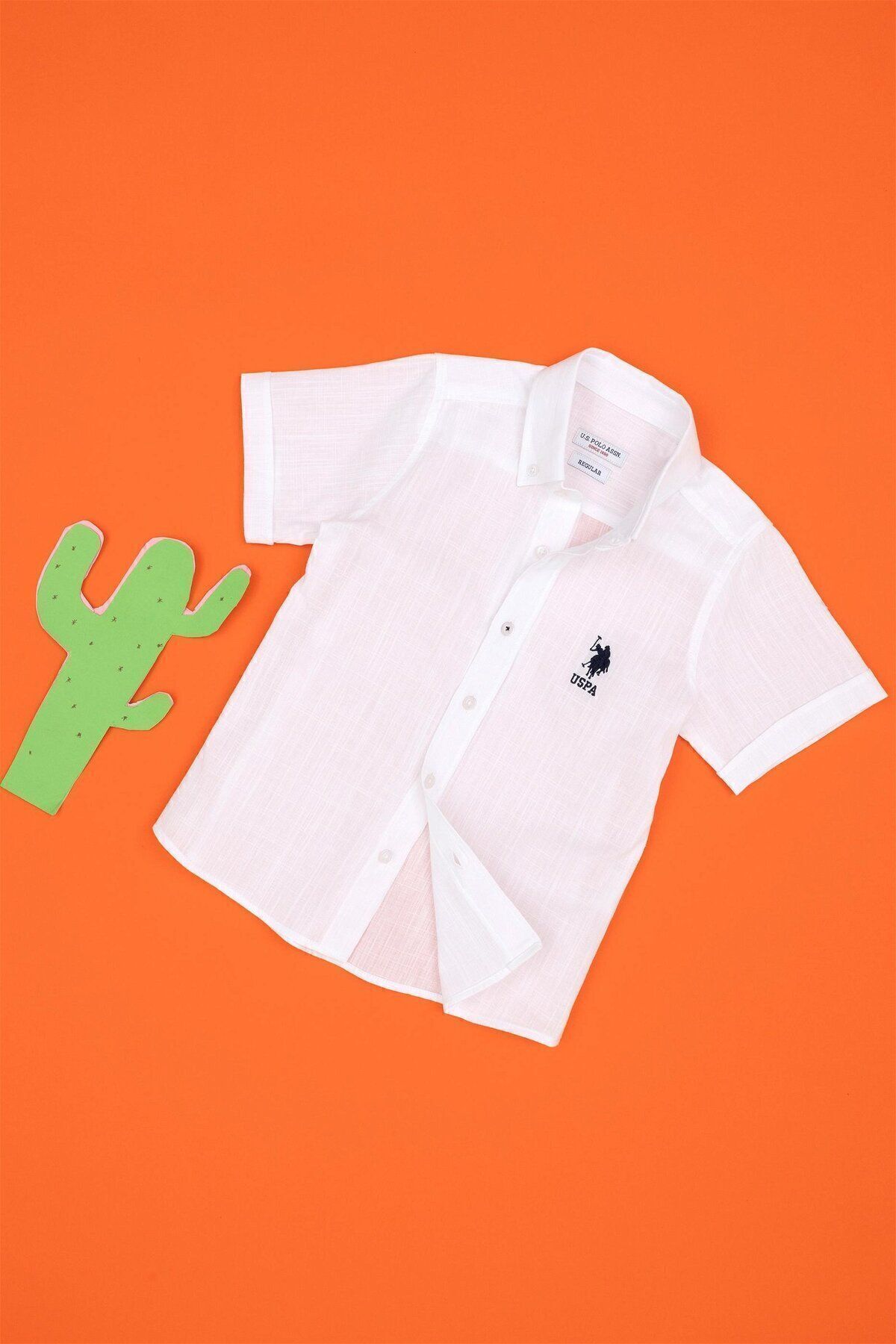 U.S. Polo Assn. Erkek Çocuk Basic Kısa Kollu Gömlek