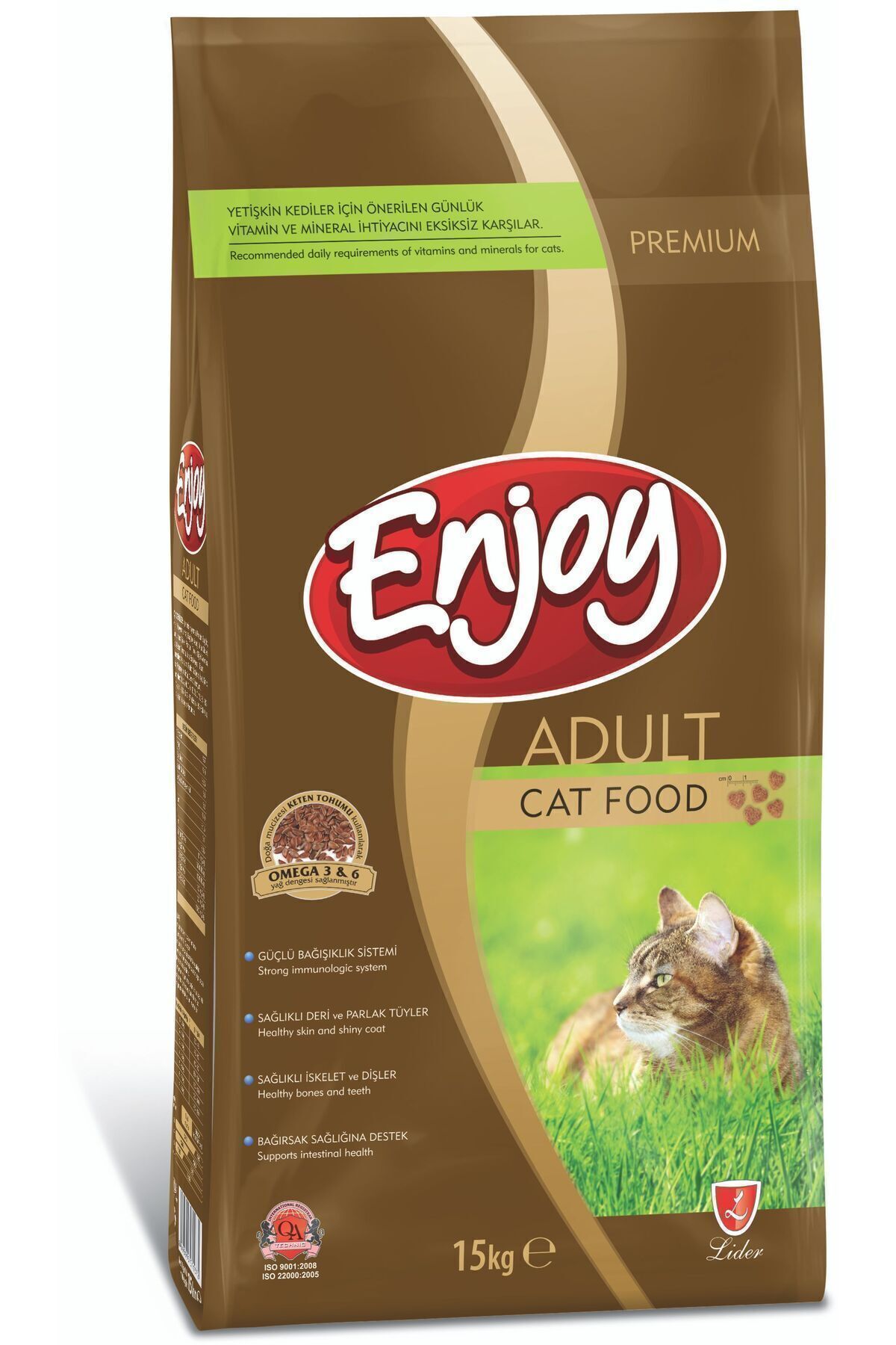 Enjoy Tavuklu Yetişkin Kedi Maması 15 Kg