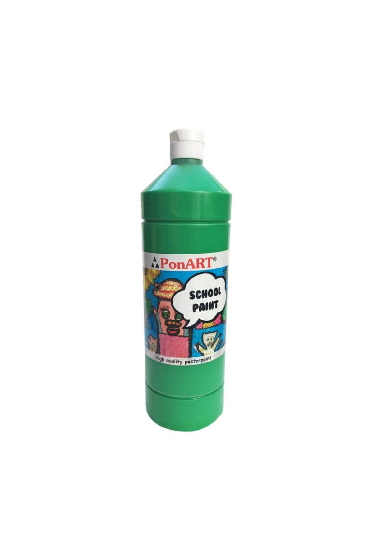 Ponart School Paint Çok Amaçlı Okul Boyası Orta Yeşil 250 ml