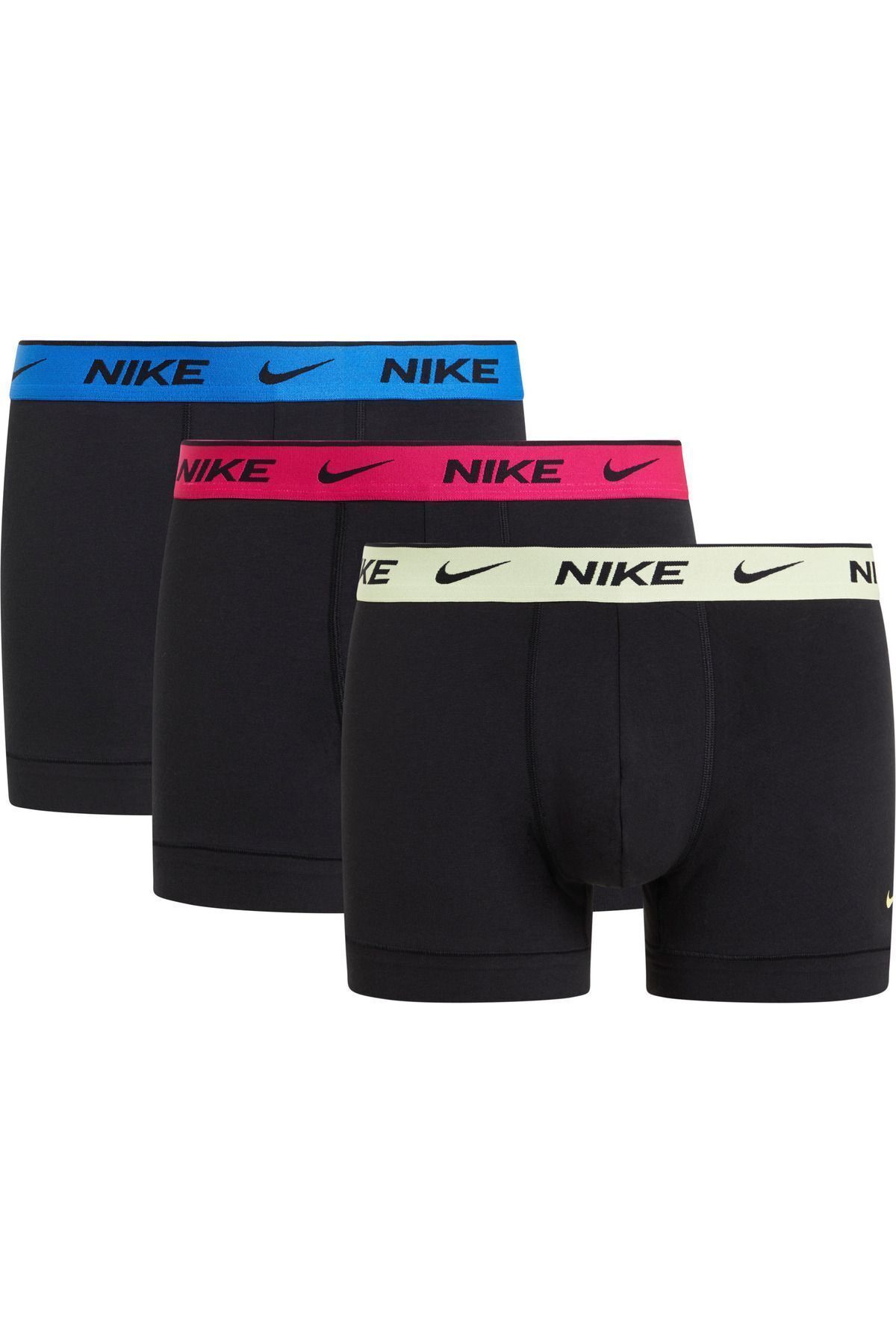 Nike Erkek Nike Marka Logolu Elastik Bantlı Günlük Kullanıma Uygun Ssiyah Boxer 0000KE1008-MT3