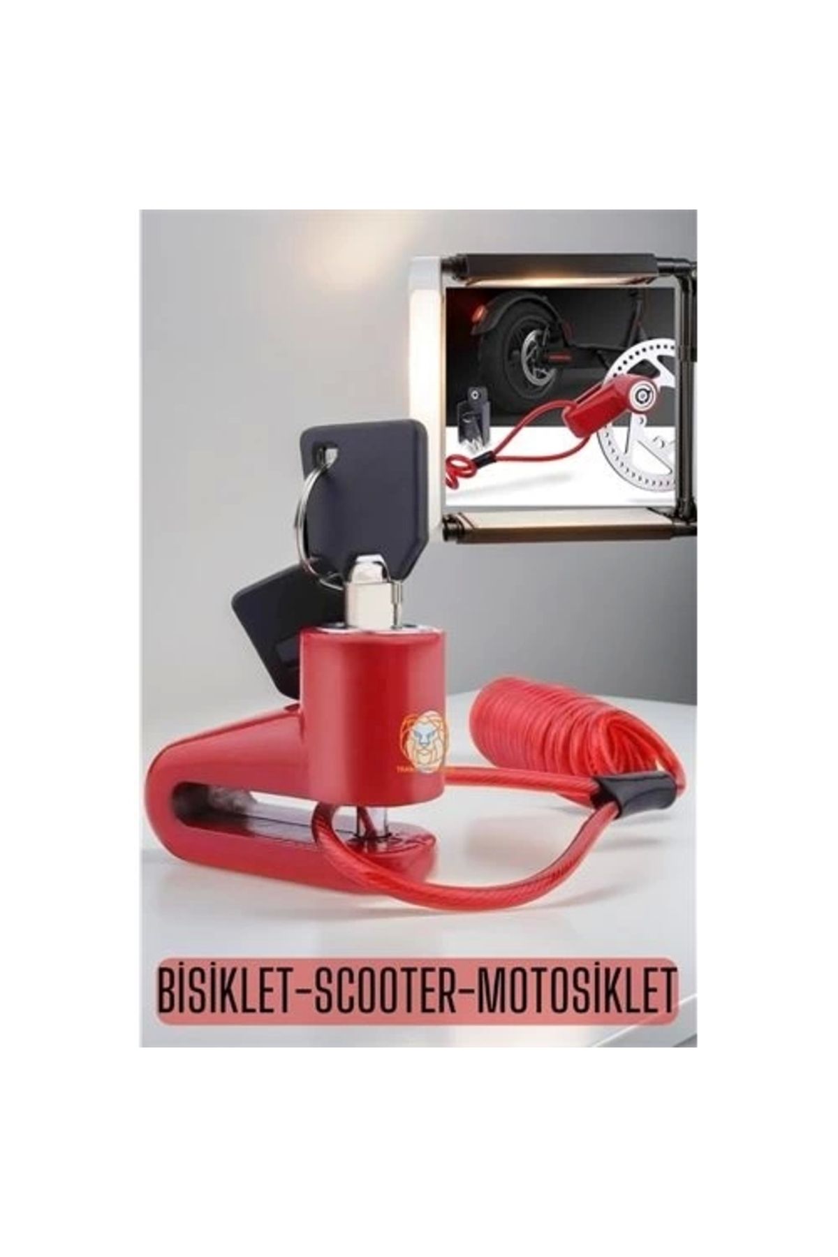 Transformacion Disk Kilidi Bisiklet Motosiklet Scooter 720428