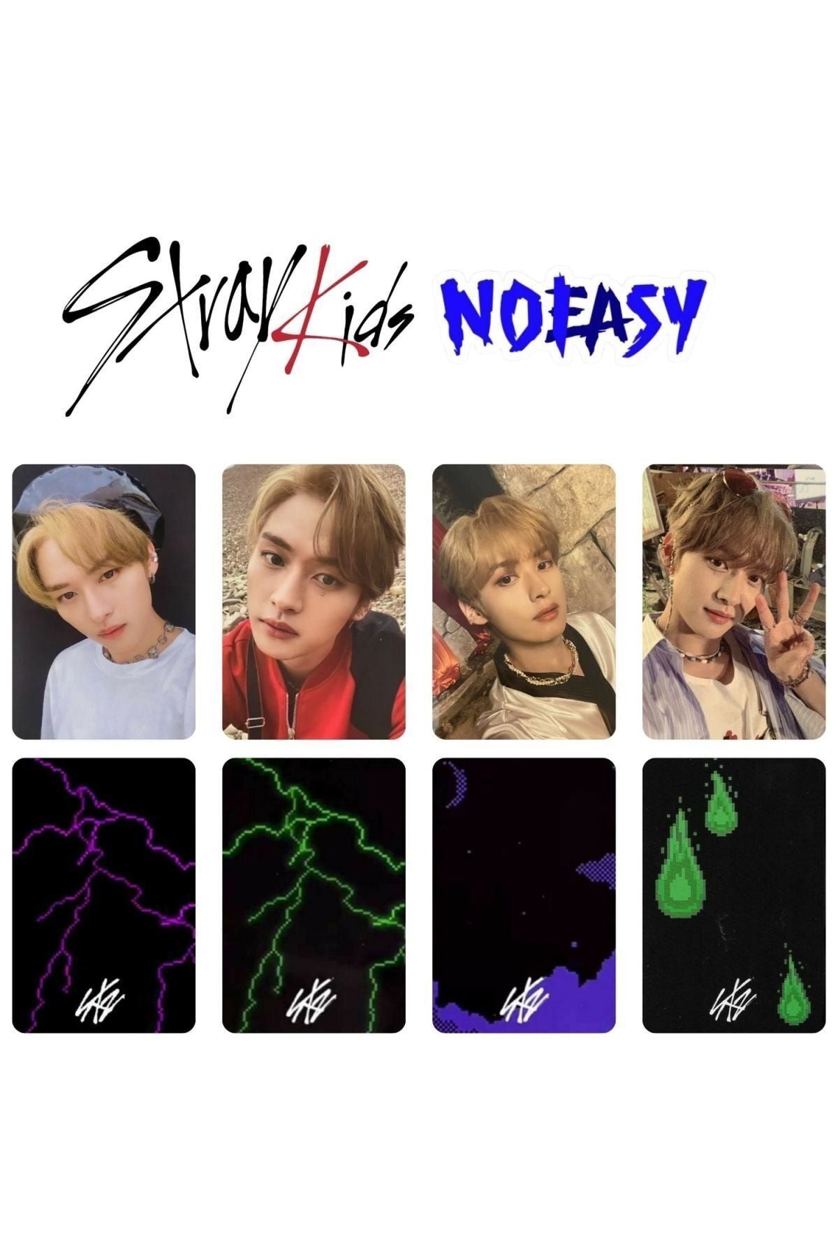 Kpop Dünyasi Stray Kıds Lee Know '' Noeasy '' Albüm Photocard Set