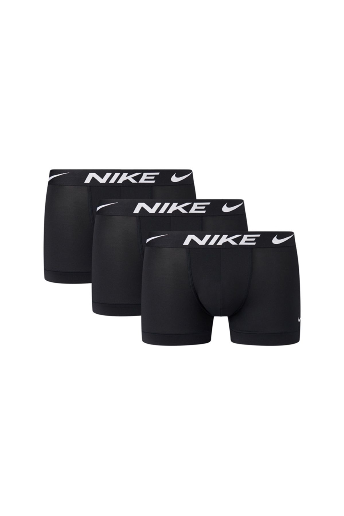 Nike Erkek Marka Logolu Elastik Bantlı Günlük Kullanıma Uygun Siyah Boxer 0000ke1156-ub1