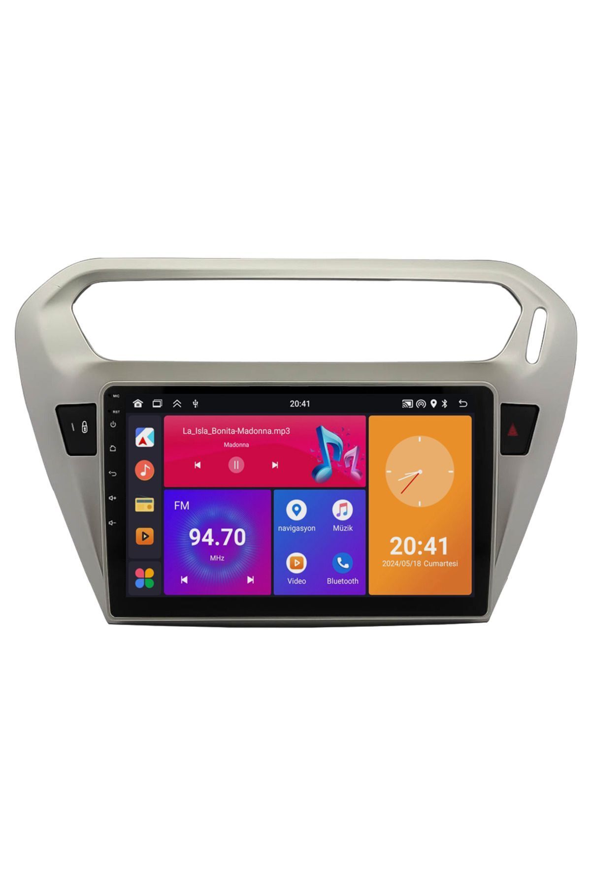 Carvocal Citroen C-elysee Android Multimedya Sistemi (2012-2024) Crv4425xp Uyumlu