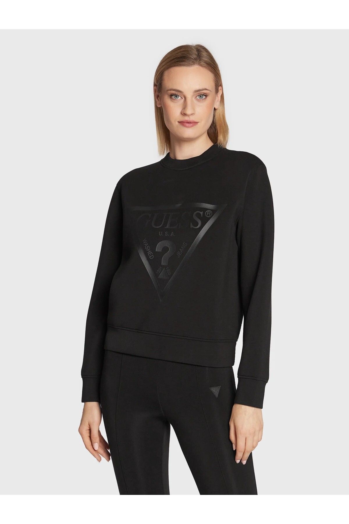 Guess New Elly Kadın Aktif Scuba Sweatshirt