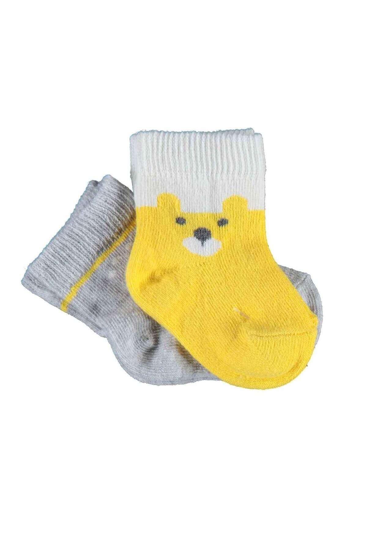 Genel Markalar Biorganic Happy Bear 2li Çorap Sarı - Yubi Oyuncak