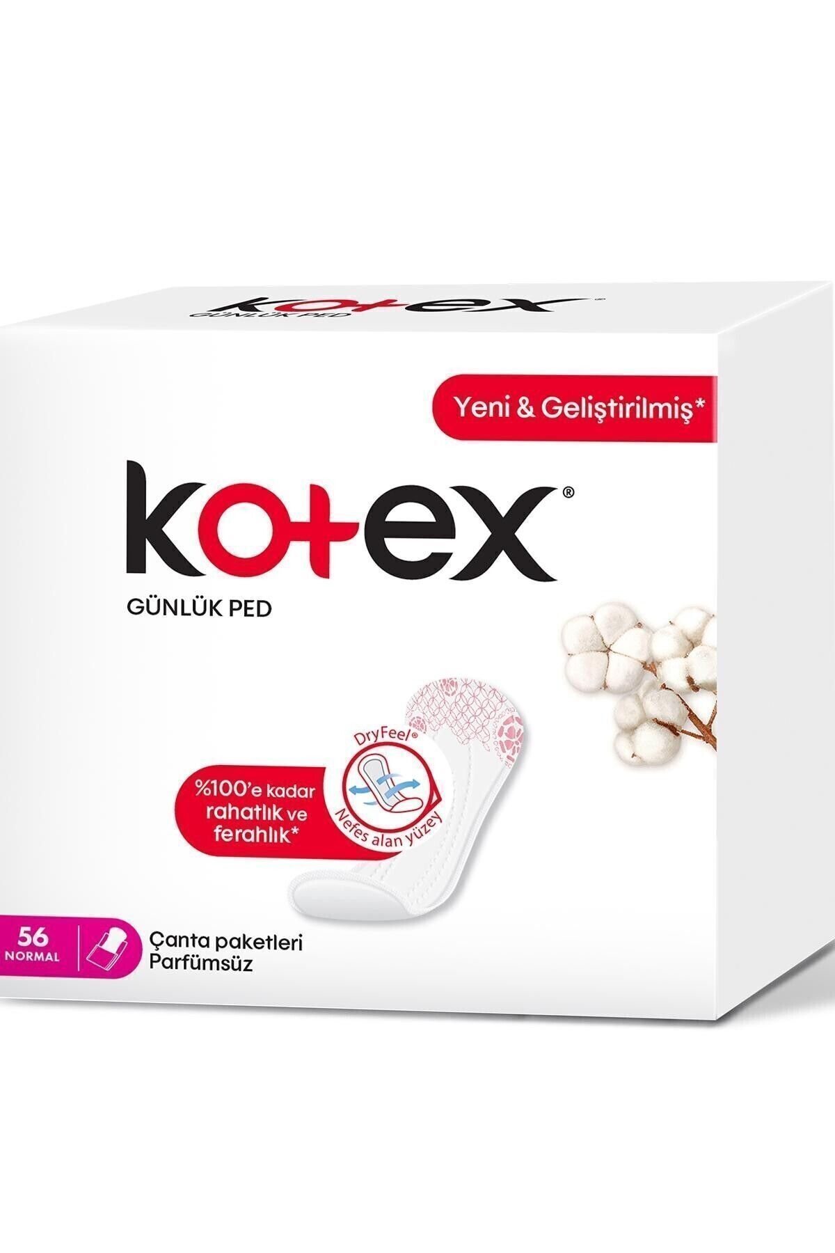 Kotex Günlük Ped Normal 56'lı