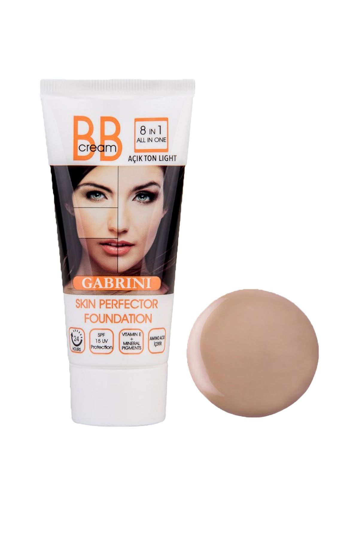 Gabrini Bb Krem Fondöten Light/açık& Krem | Bb Cream Foundation Light/açık & Krem Fondöten