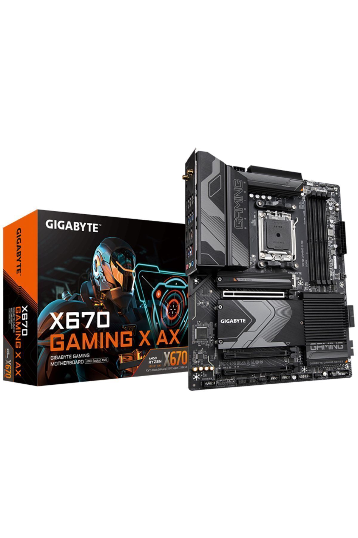 Gigabyte X670 Gaming X Ax Amd X670 Soket Am5 Ddr5 6400(OC)mhz Atx Gaming (OYUNCU) Anakart