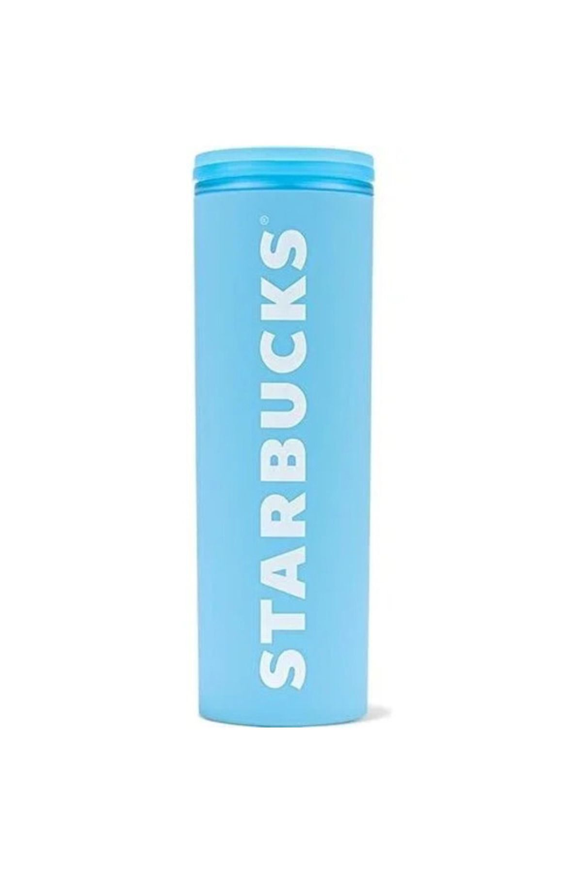Starbucks Plastik Termos - Gökyüzü Mavisi - 473 ml